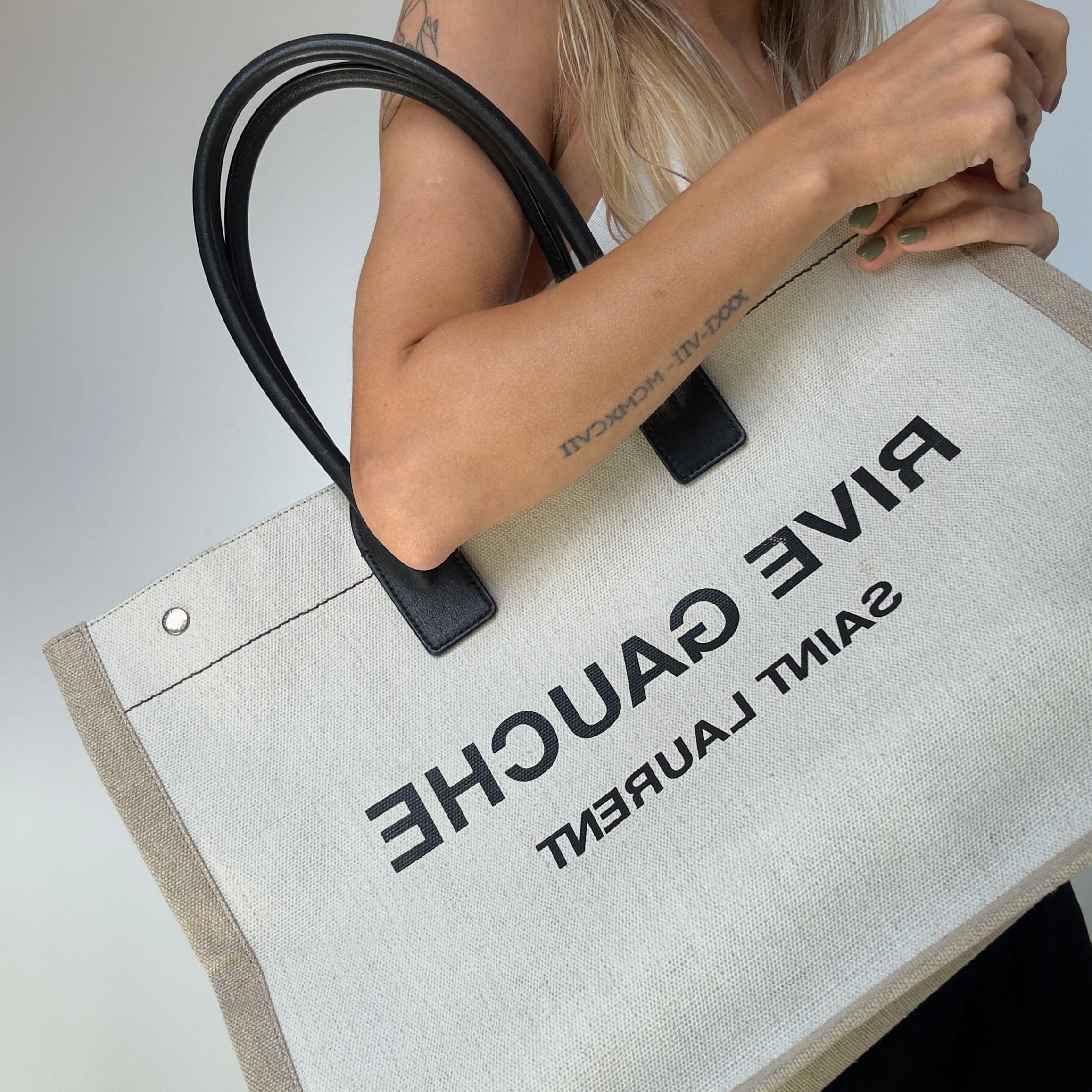 Saint Laurent Rive Gauche Tote - Queen May