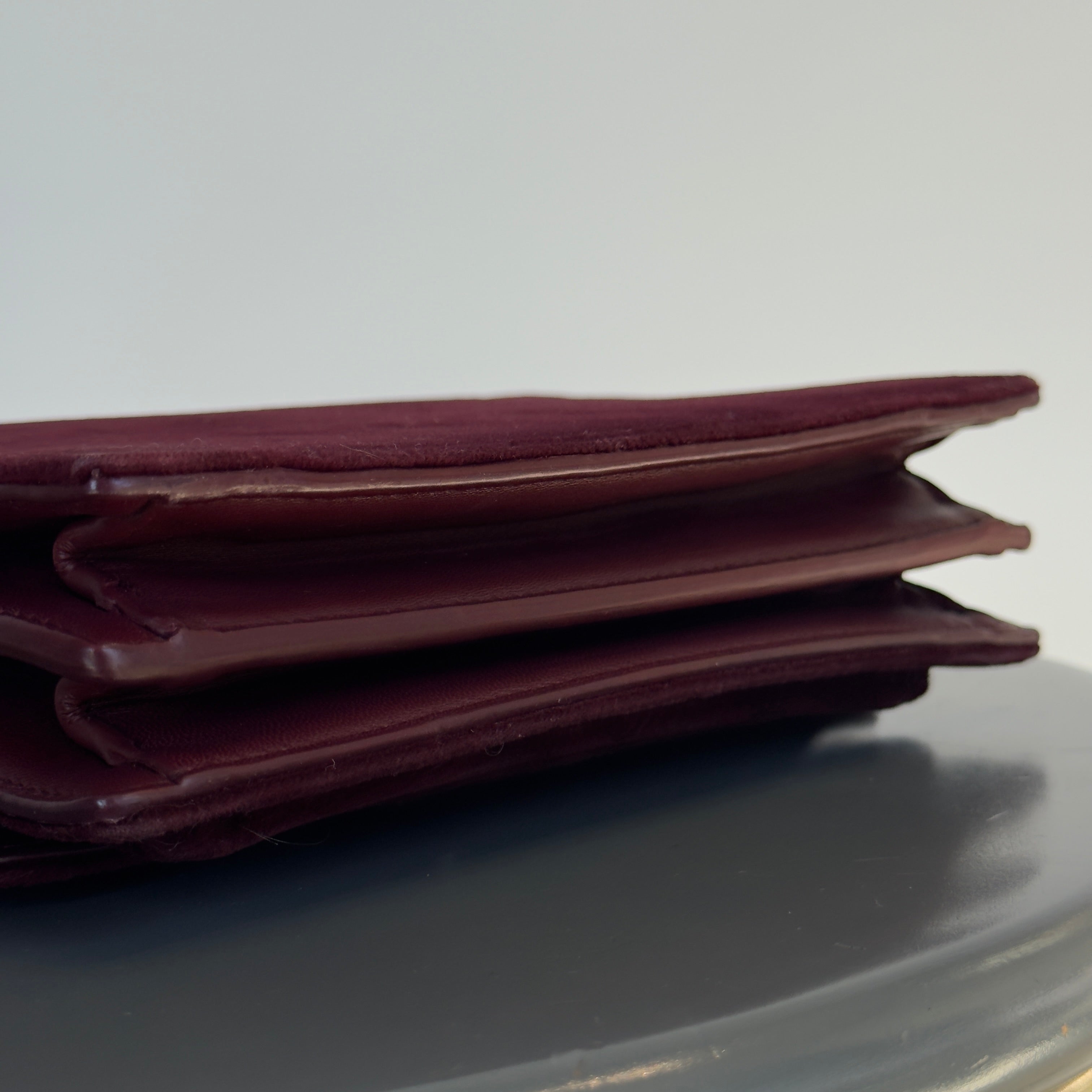 Saint Laurent Velvet Monogram Sunset Bag - Queen May