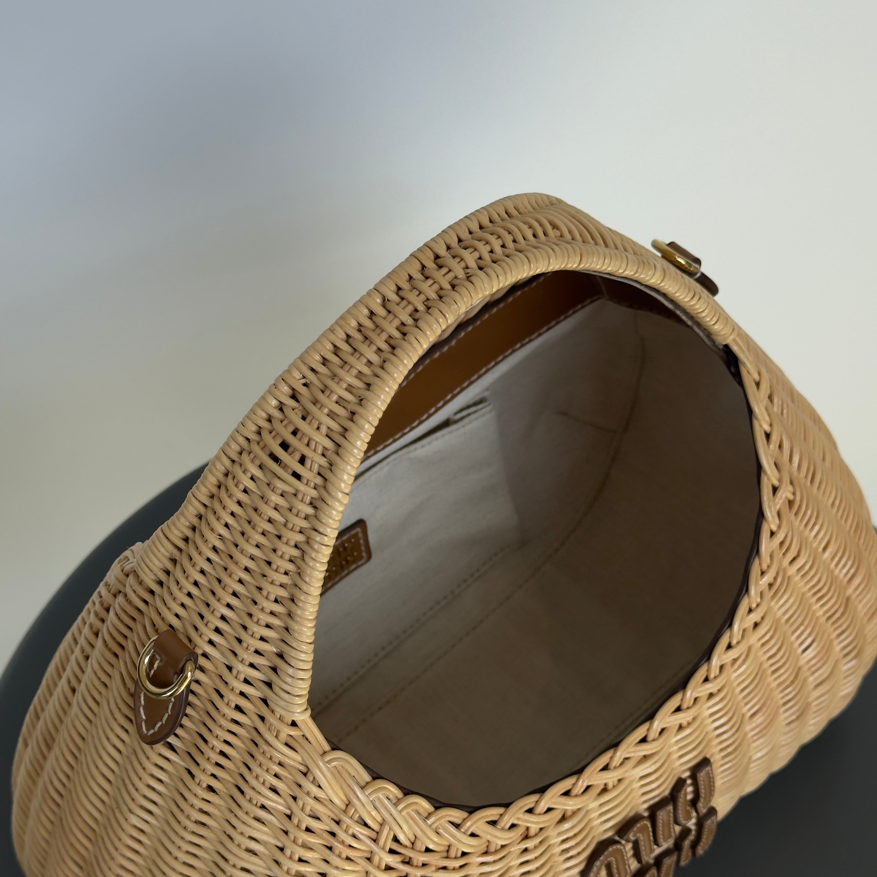 Miu Miu Wander Handbag Wicker - Queen May