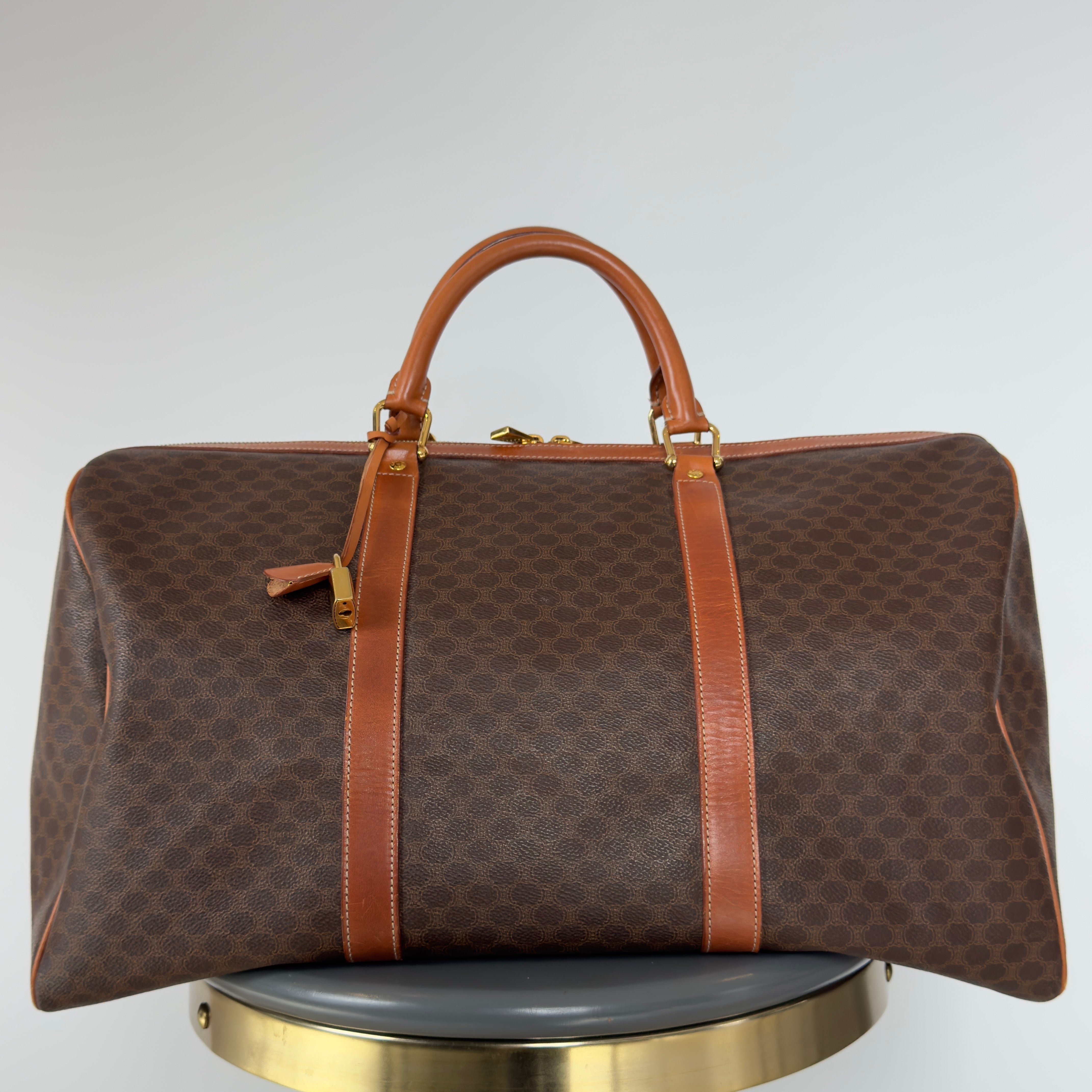 Vintage Celine Macadam Duffle Bag 50 - Queen May