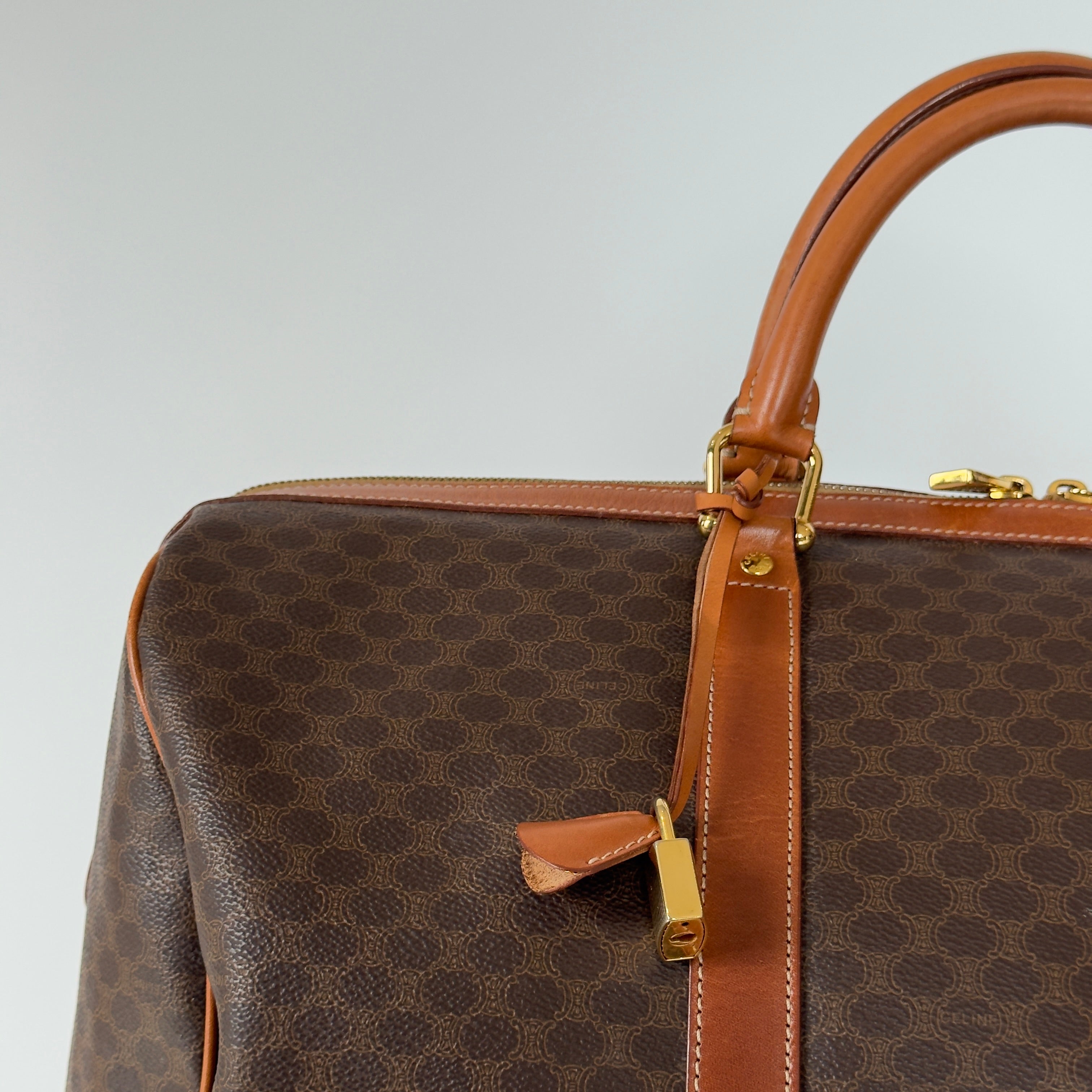 Vintage Celine Macadam Duffle Bag 50 - Queen May