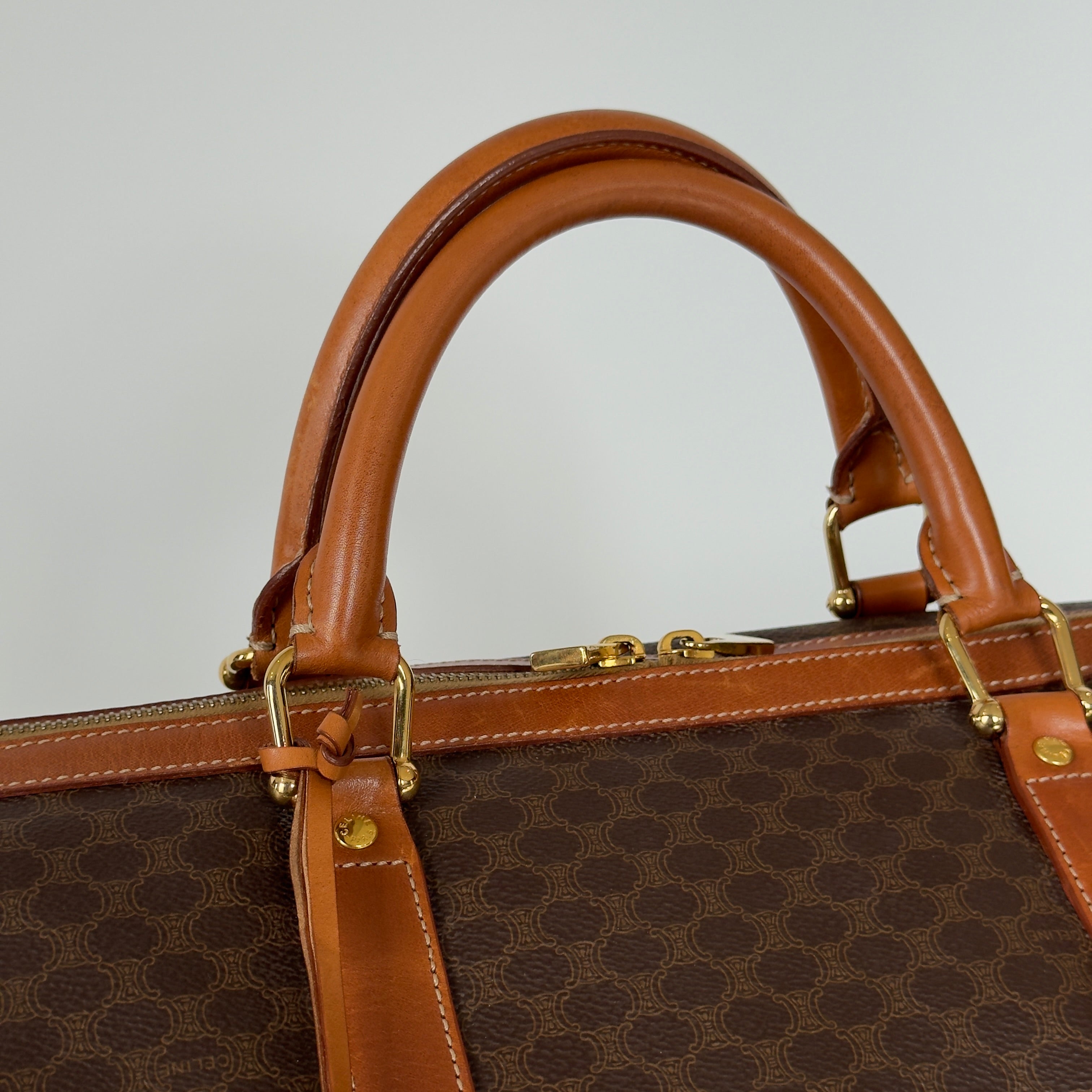 Vintage Celine Macadam Duffle Bag 50 - Queen May