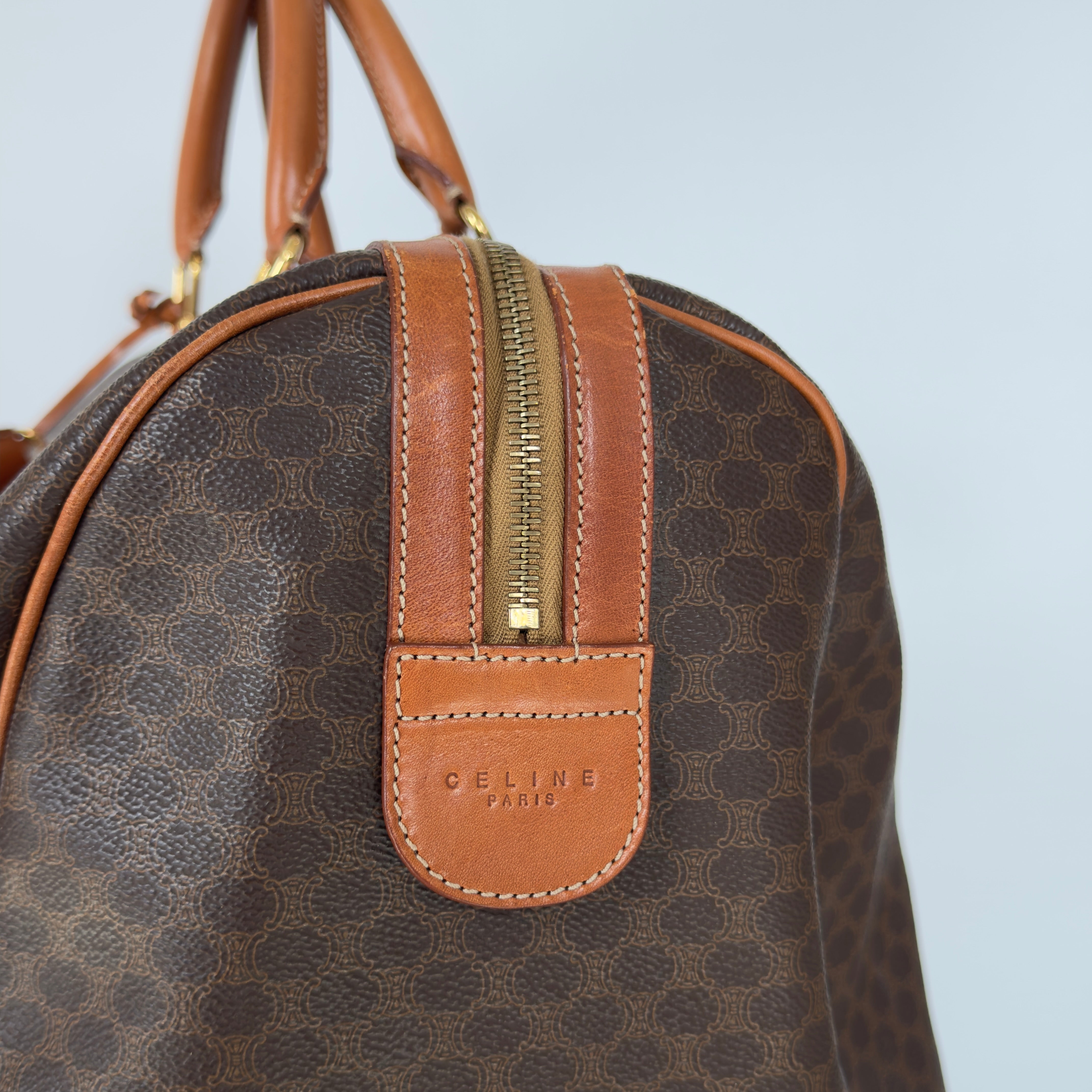 Vintage Celine Macadam Duffle Bag 50 - Queen May