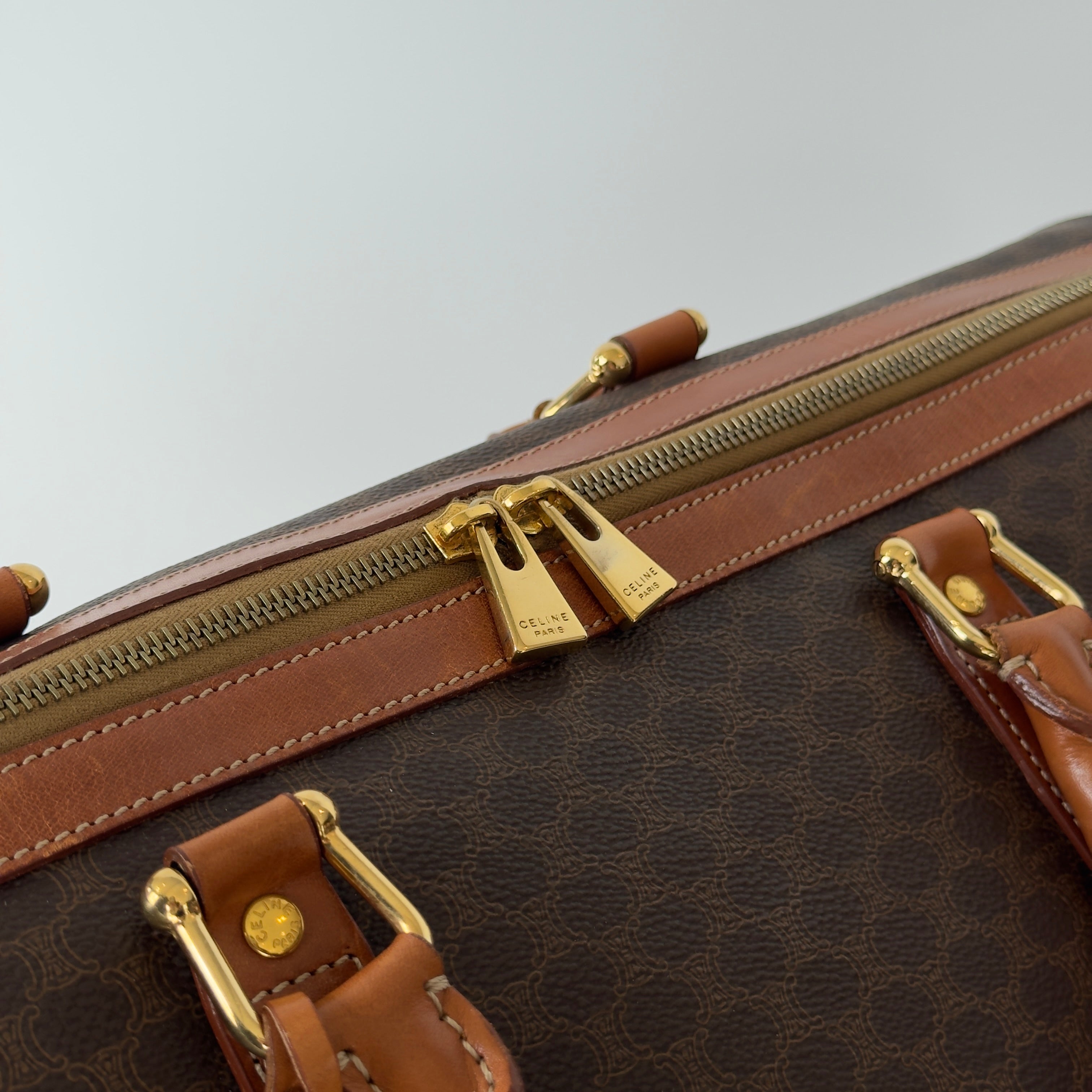 Vintage Celine Macadam Duffle Bag 50 - Queen May