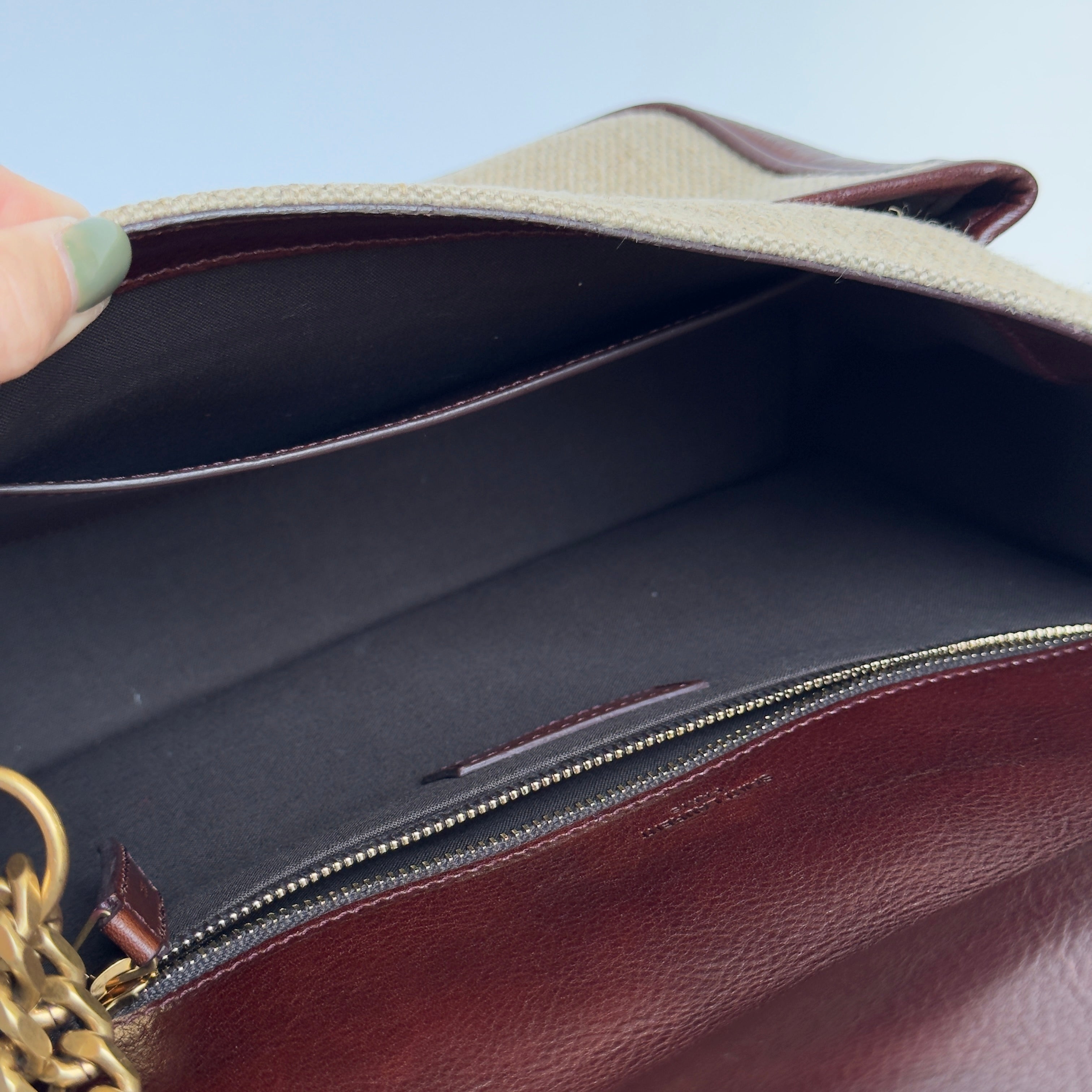 Saint Laurent Canvas Niki Medium - Queen May