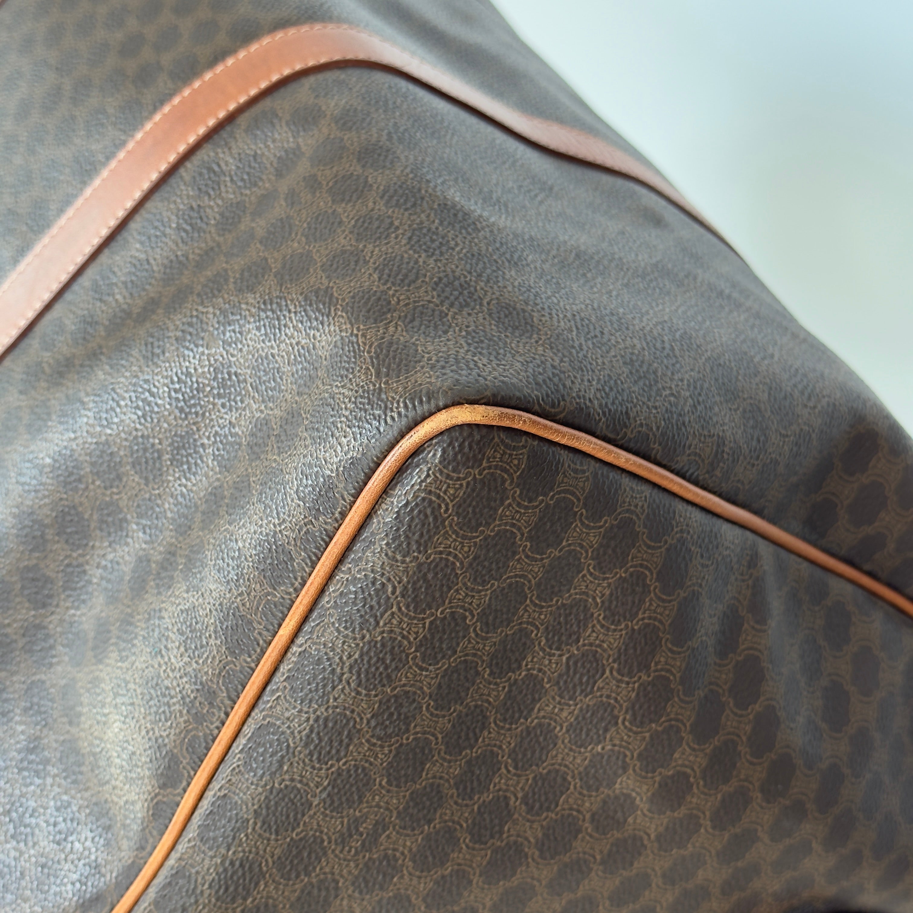 Vintage Celine Macadam Duffle Bag 50 - Queen May