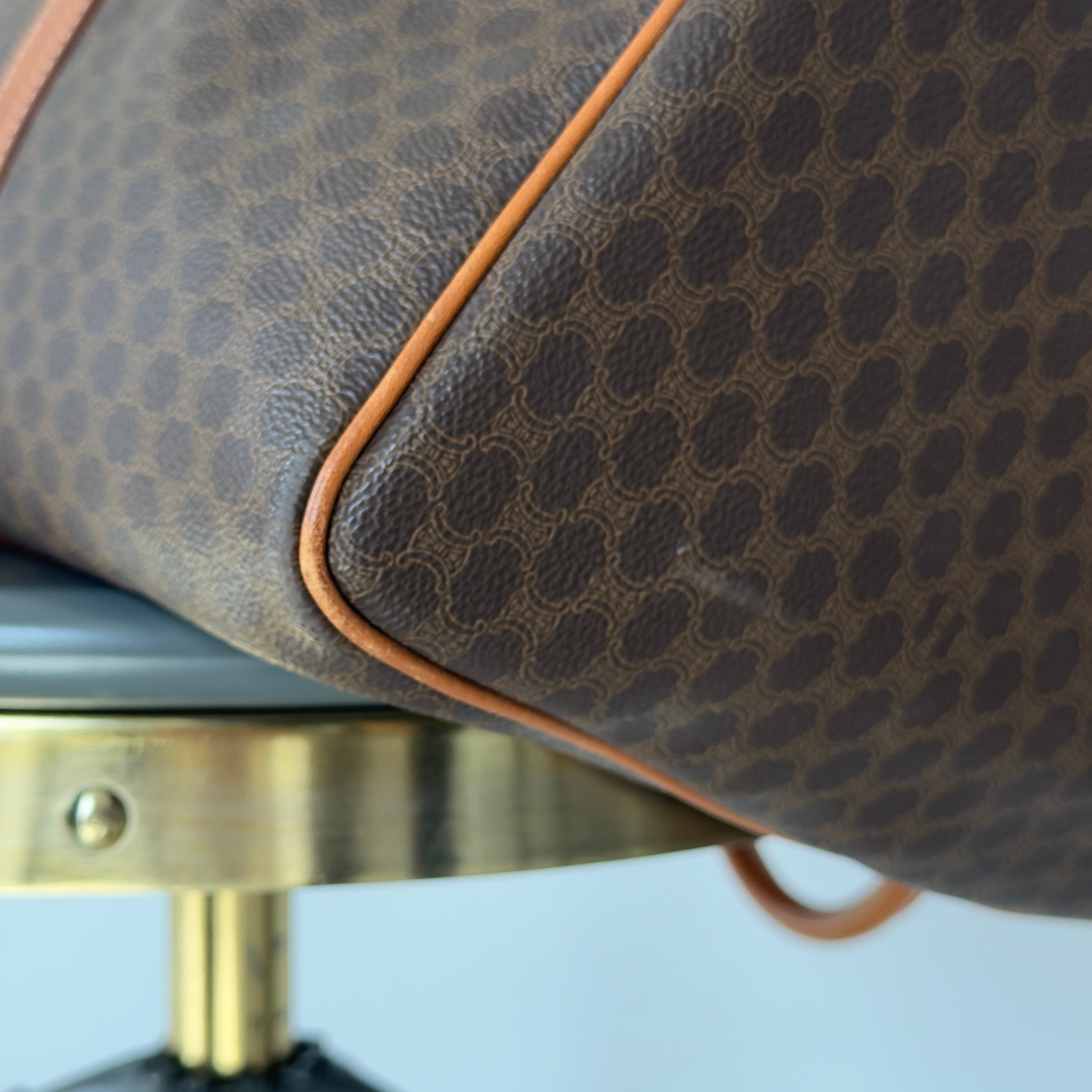 Vintage Celine Macadam Duffle Bag 50 - Queen May