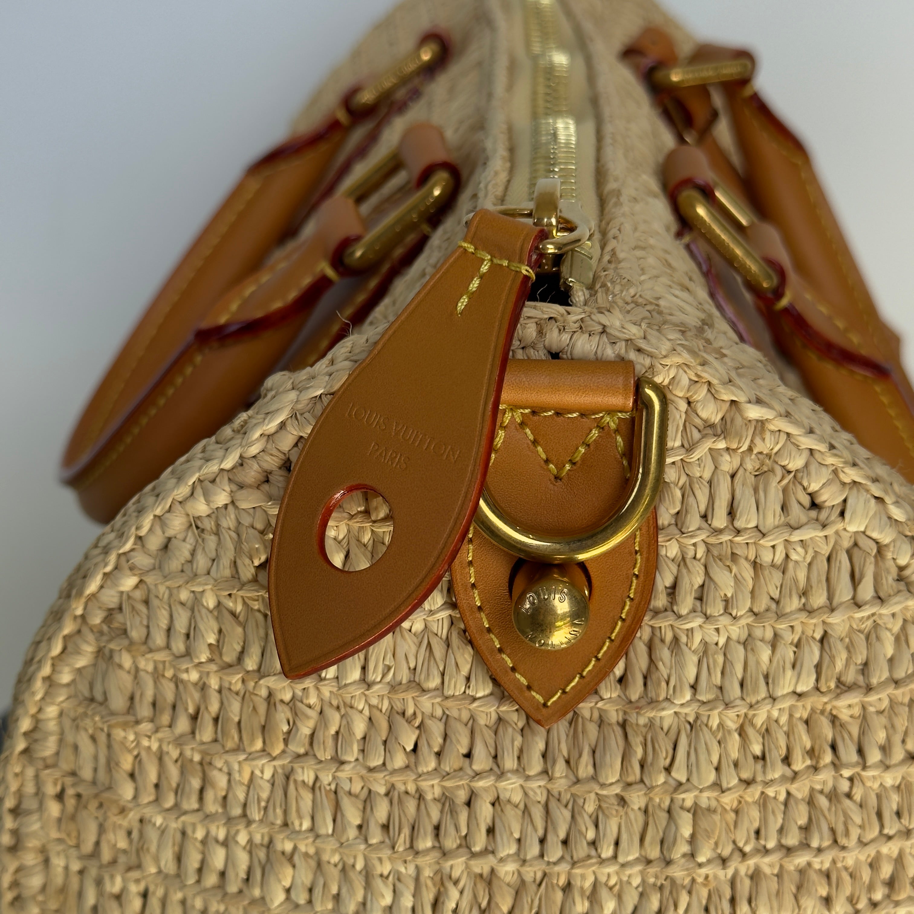 Louis Vuitton Speedy 30 Bandoulière Raffia - Queen May