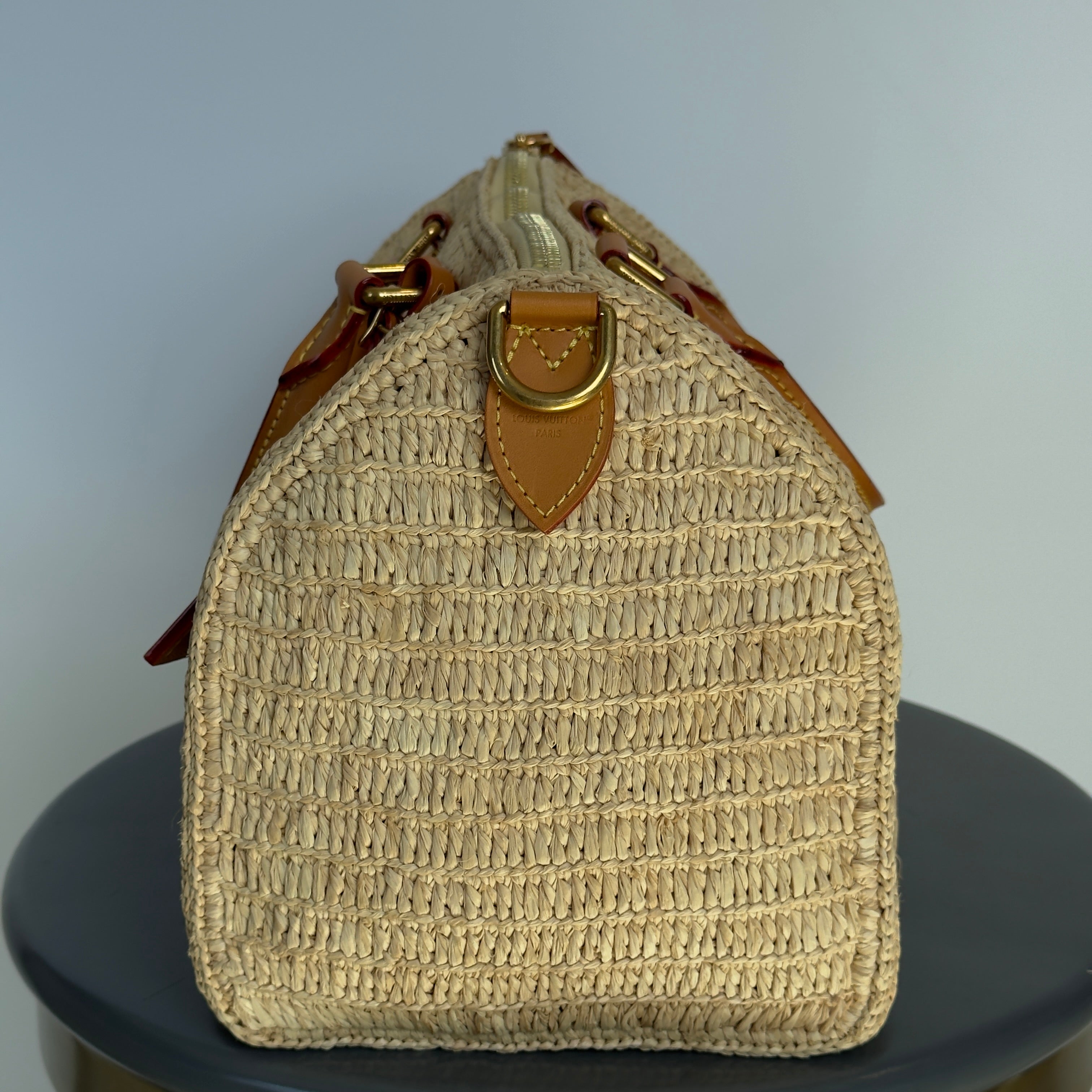 Louis Vuitton Speedy 30 Bandoulière Raffia - Queen May