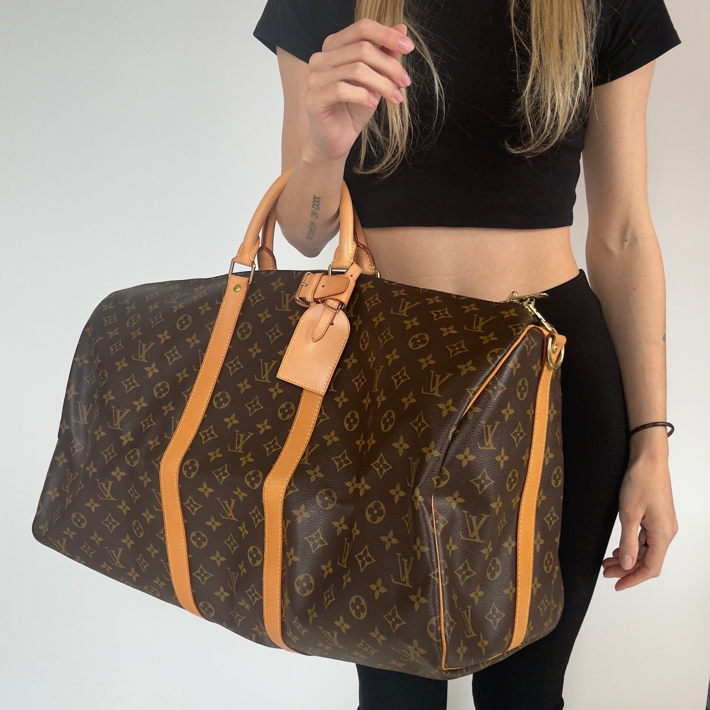 Louis Vuitton Monogram Keepall Bandouliere 55 - Queen May