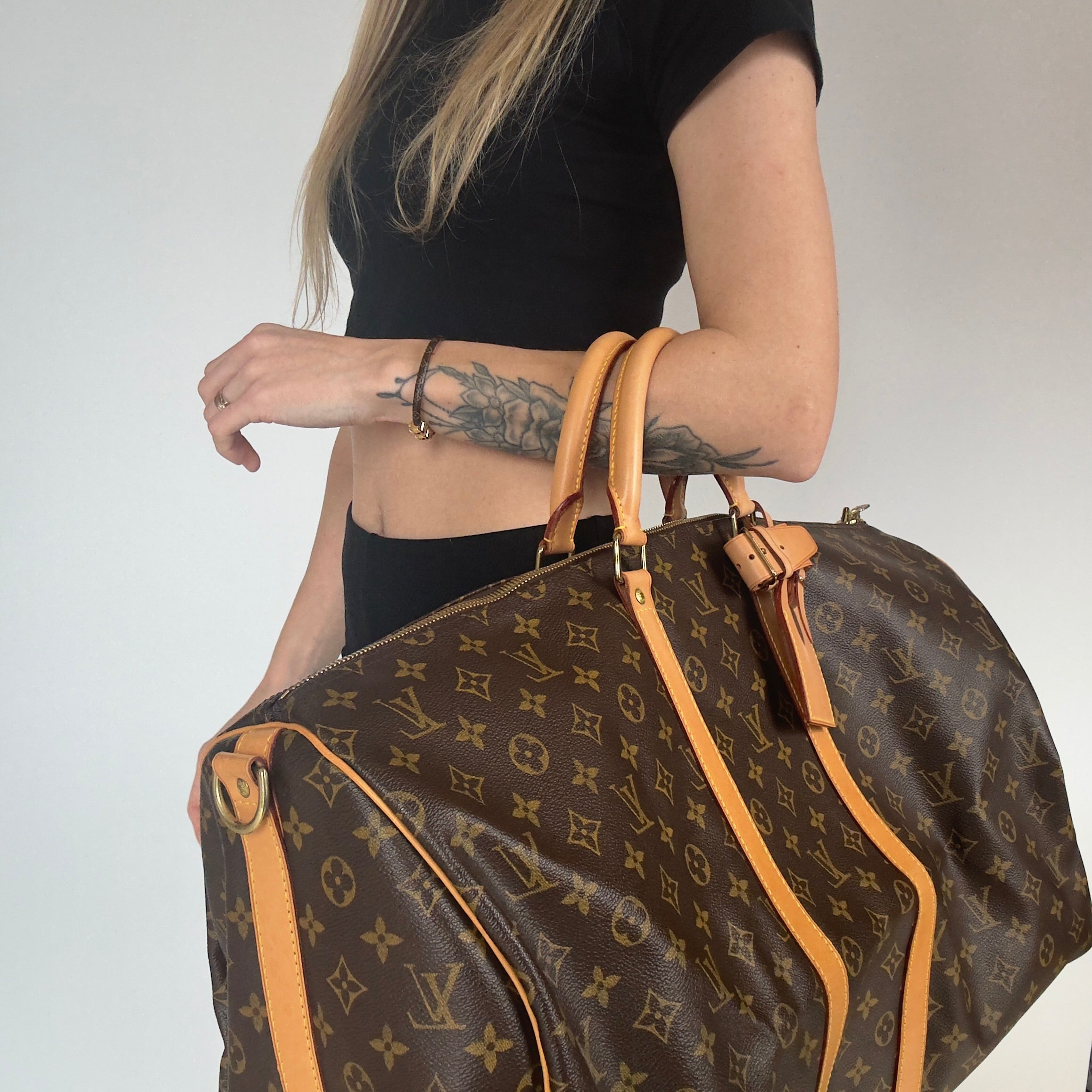 Louis Vuitton Monogram Keepall Bandouliere 55 - Queen May