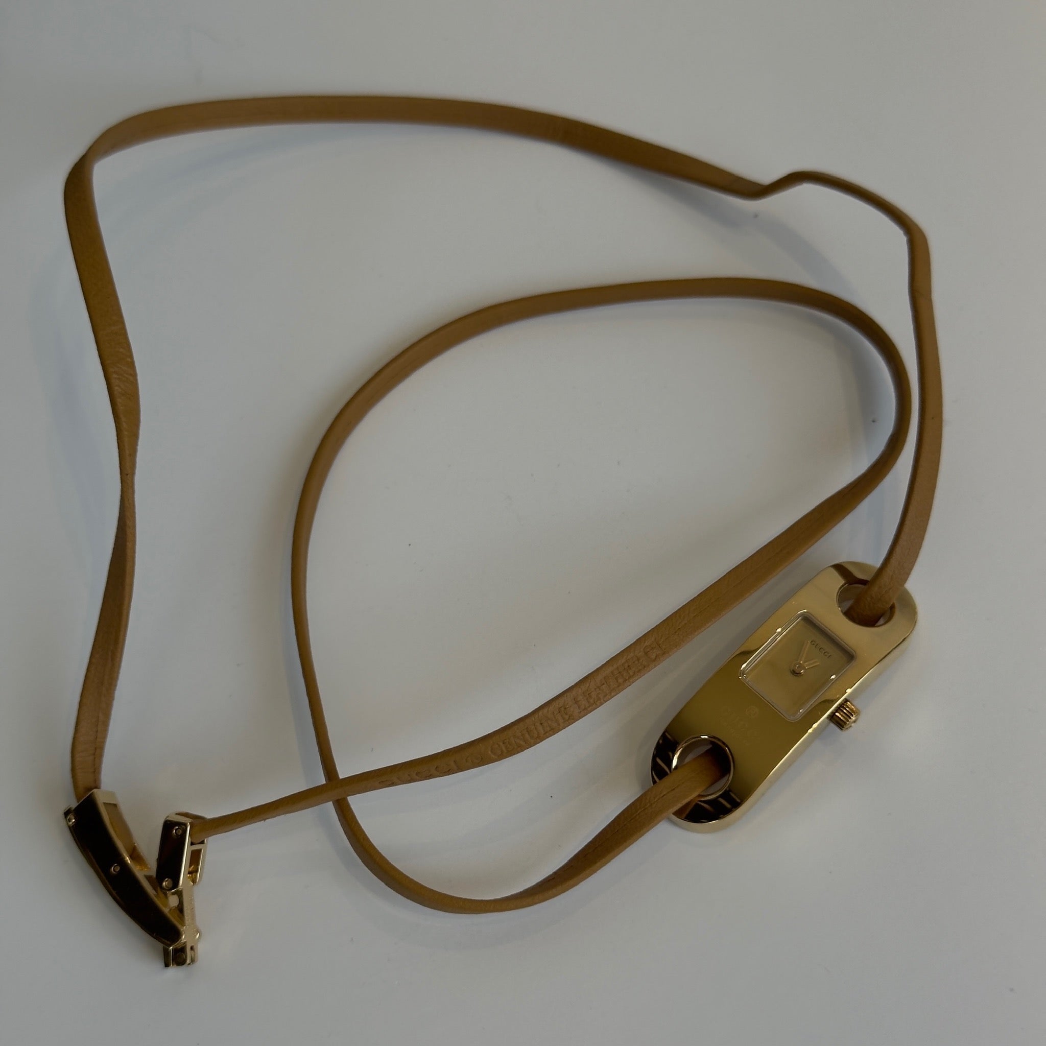 Gucci 6100L Leather Wrap Watch - Queen May