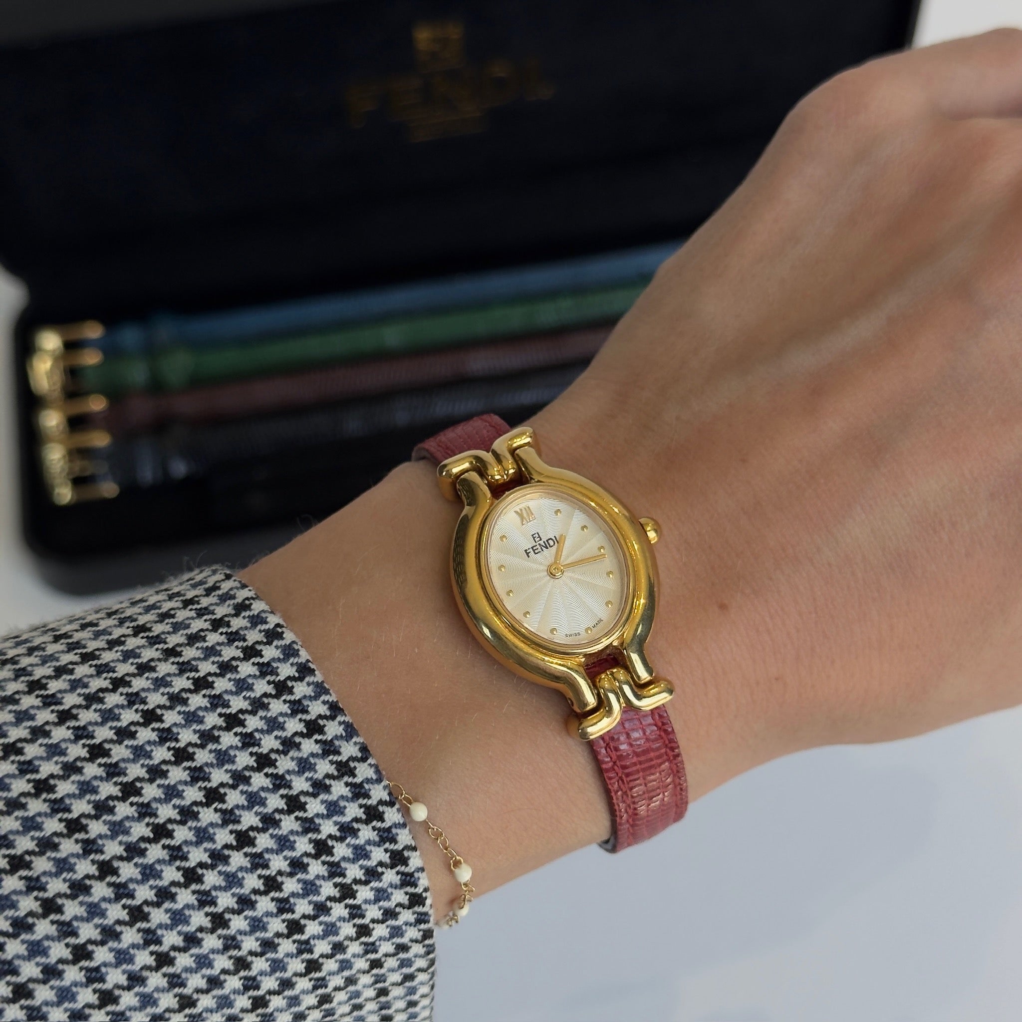 Fendi 640L Interchangeable Strap Watch - Queen May