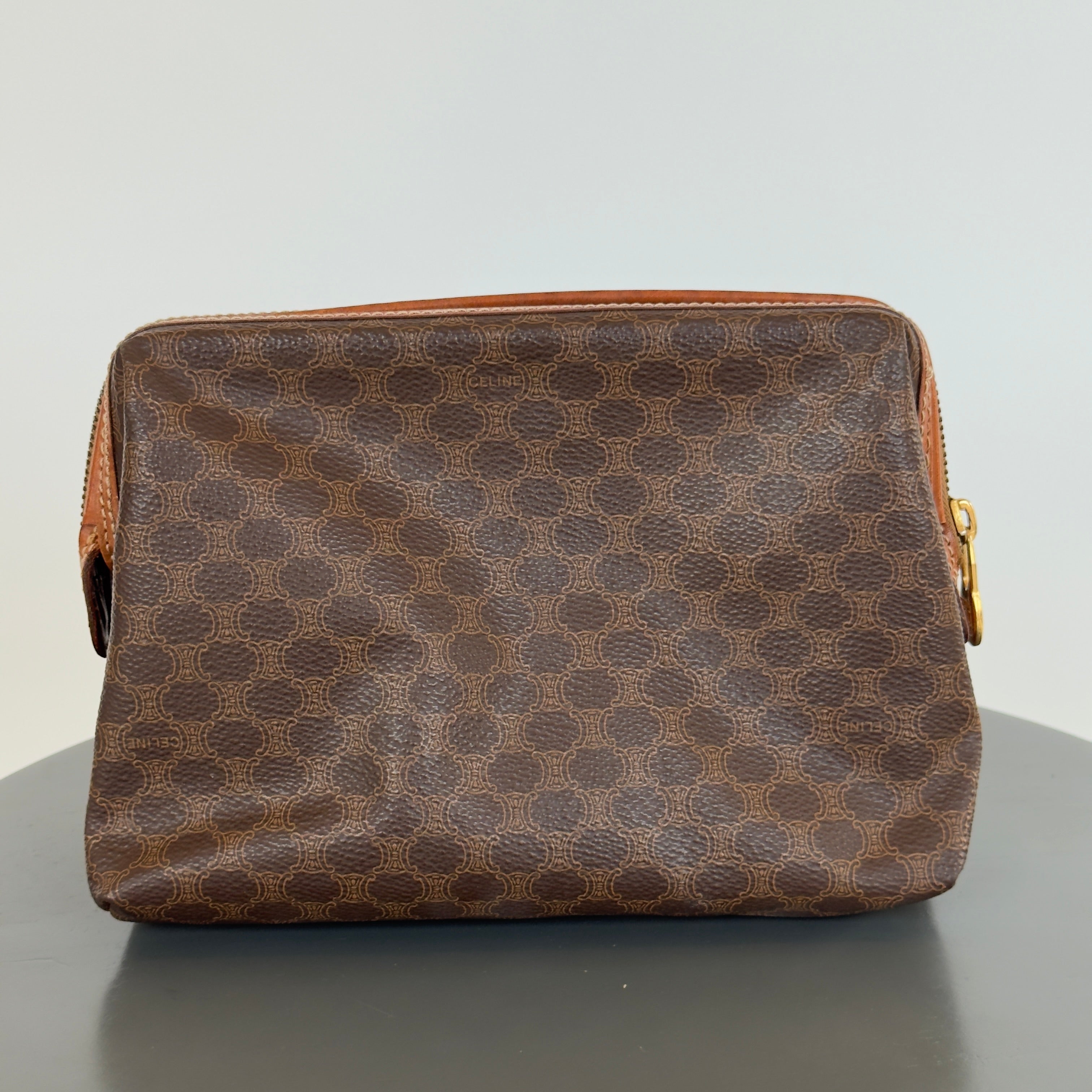 Vintage Celine Triomphe Toiletry Pouch - Queen May