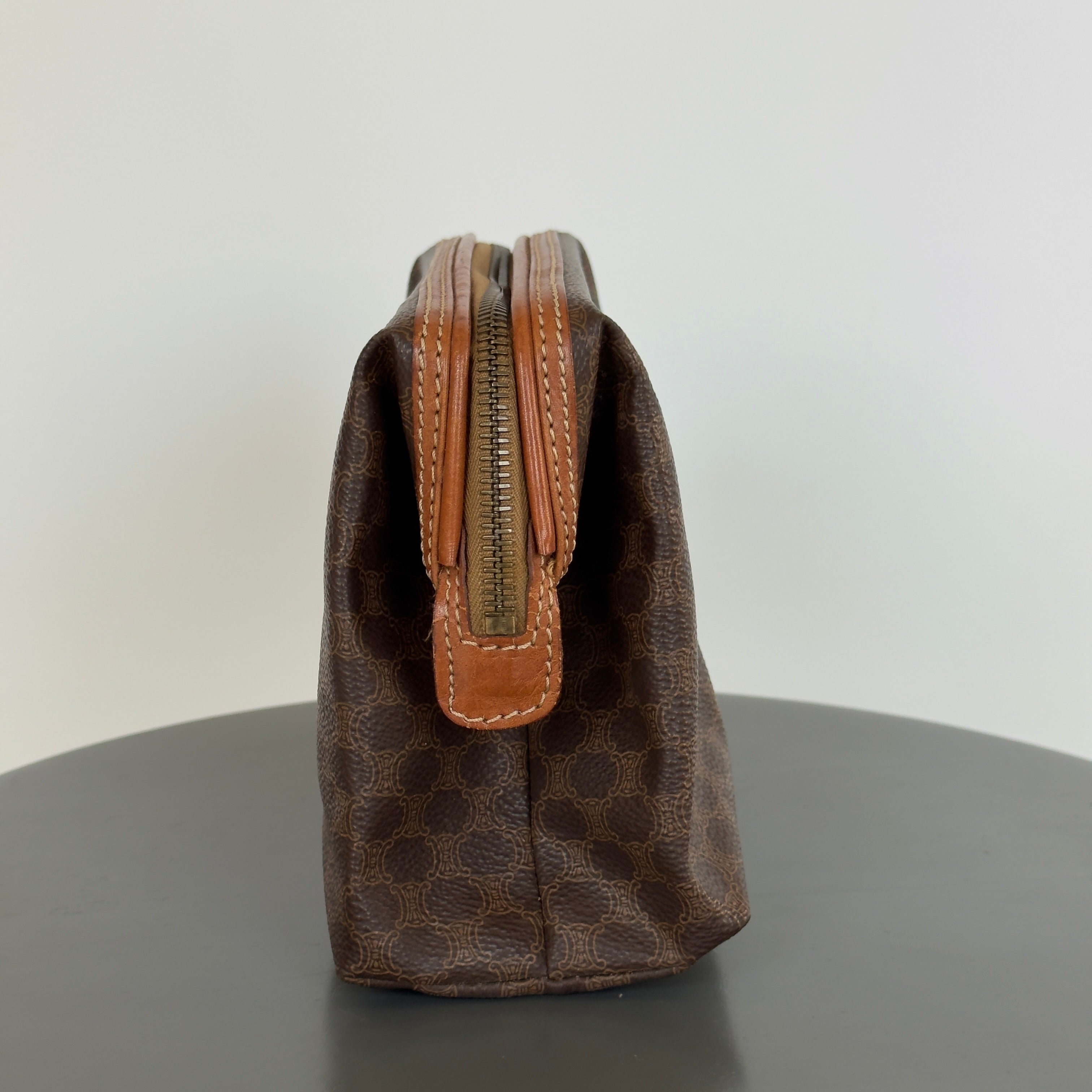 Vintage Celine Triomphe Toiletry Pouch - Queen May