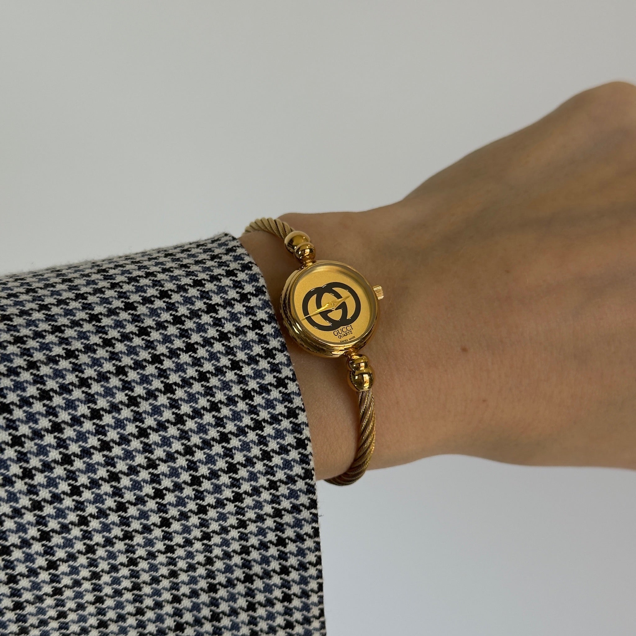 Gucci 20mm GG Dial Rope Bangle Watch - Queen May
