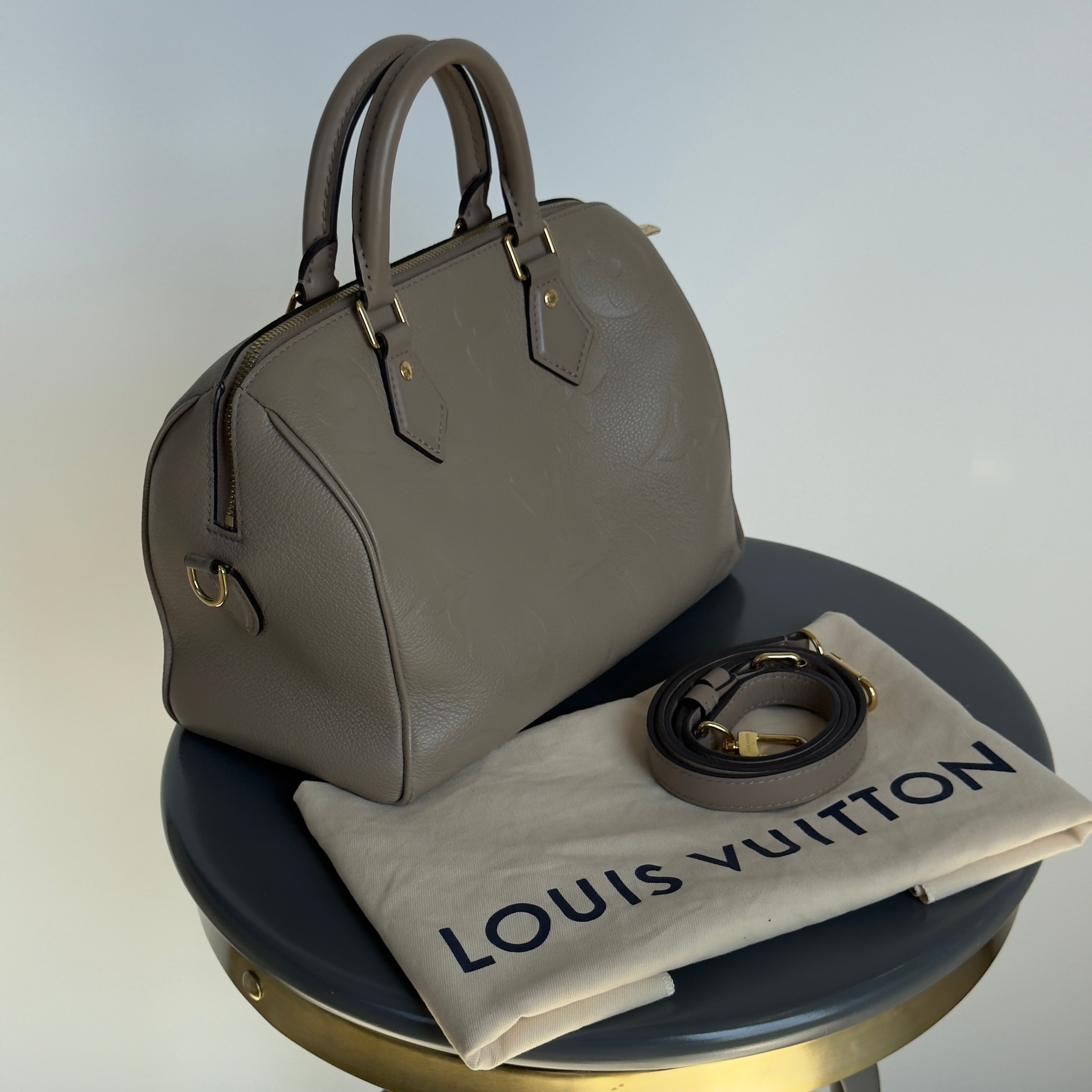 Louis Vuitton Monogram Empreinte Speedy Bandouliere 25 - Queen May