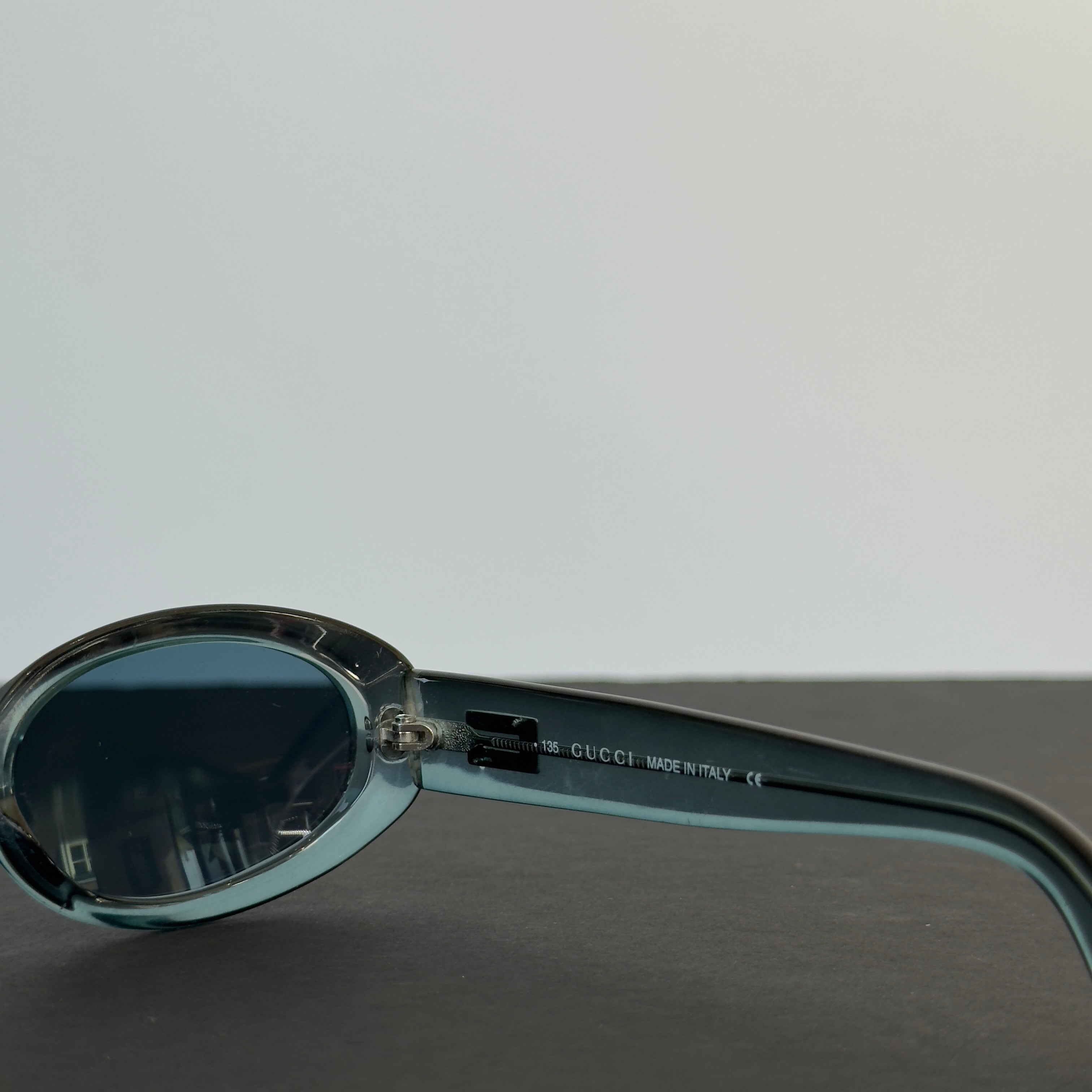 Gucci Transparent "Cool Grey" Sunglasses - Queen May