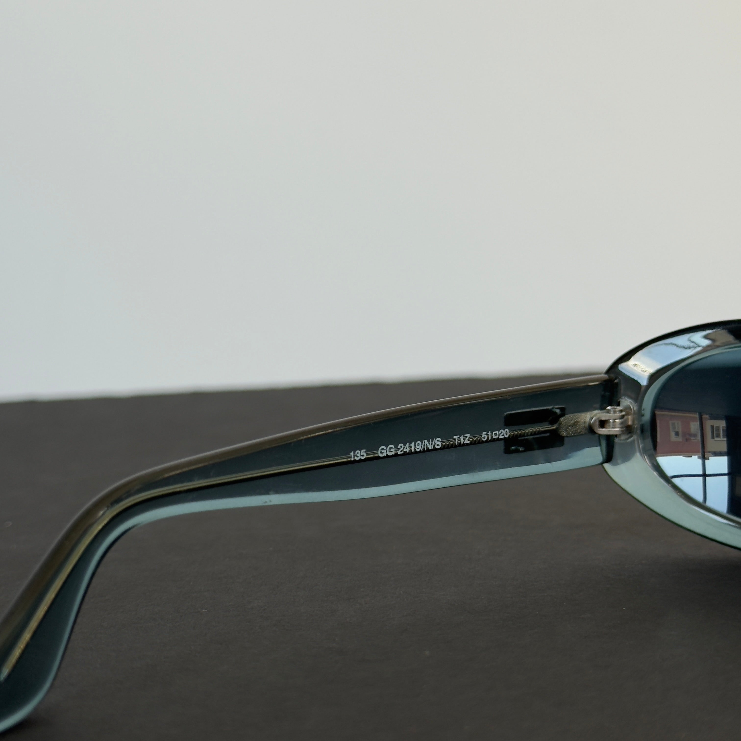 Gucci Transparent "Cool Grey" Sunglasses - Queen May
