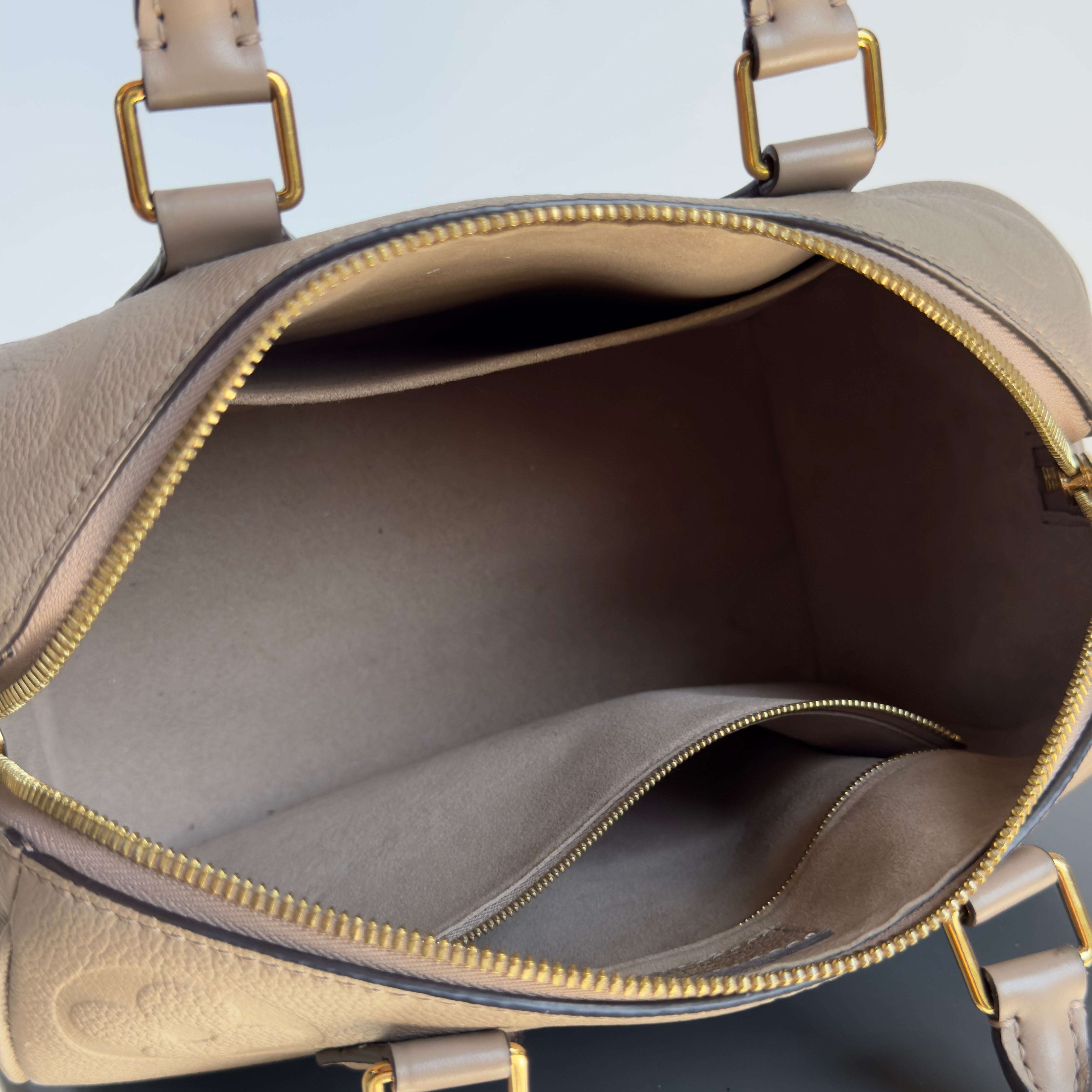 Louis Vuitton Monogram Empreinte Speedy Bandouliere 25 - Queen May