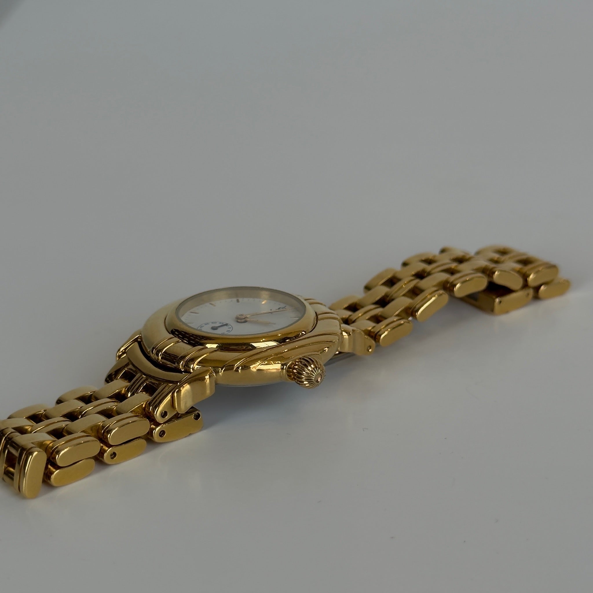 Yves Saint Laurent Small Seconds White Dial Watch - Queen May