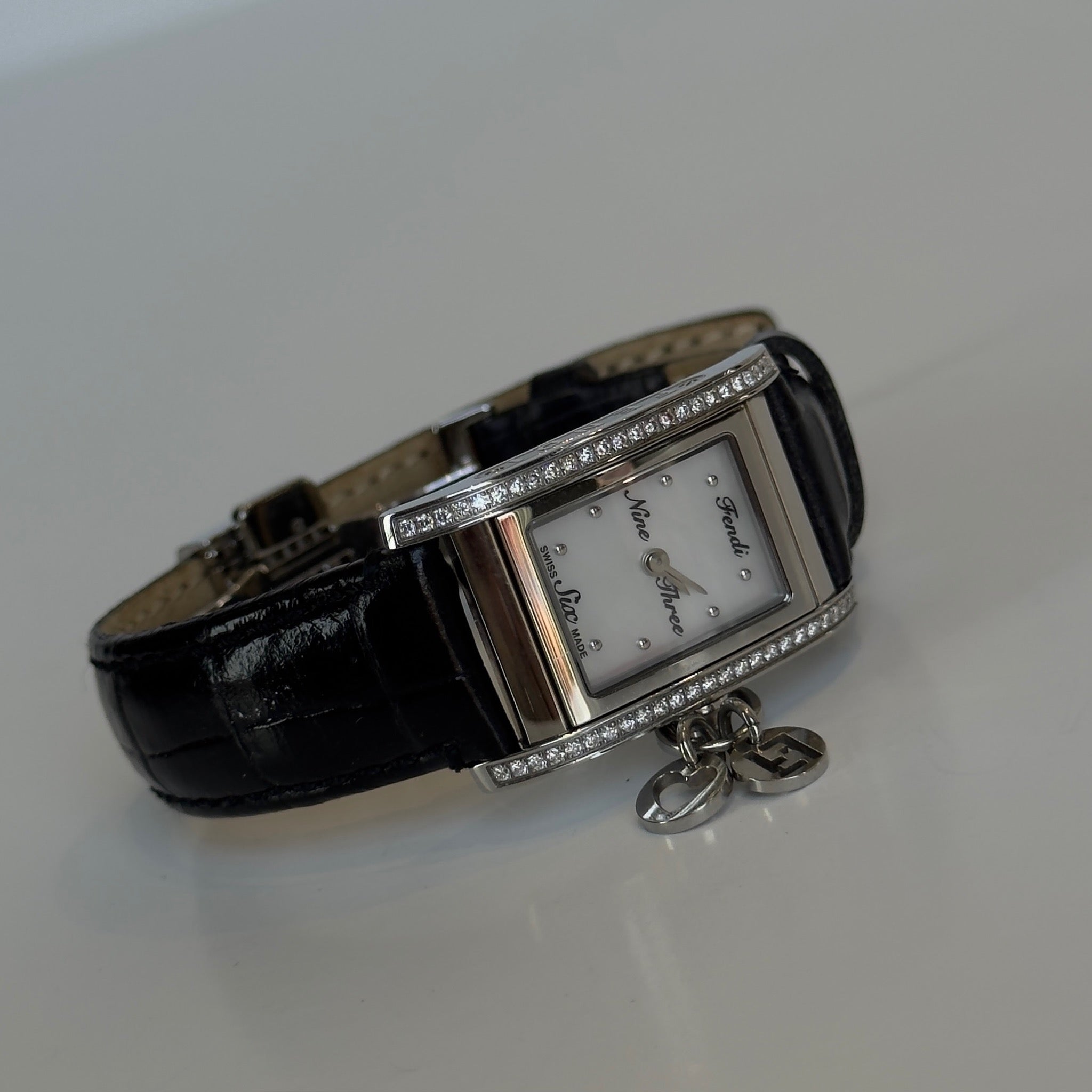 Fendi 7100L Mother Of Pearl "Reverso" Watch - Queen May