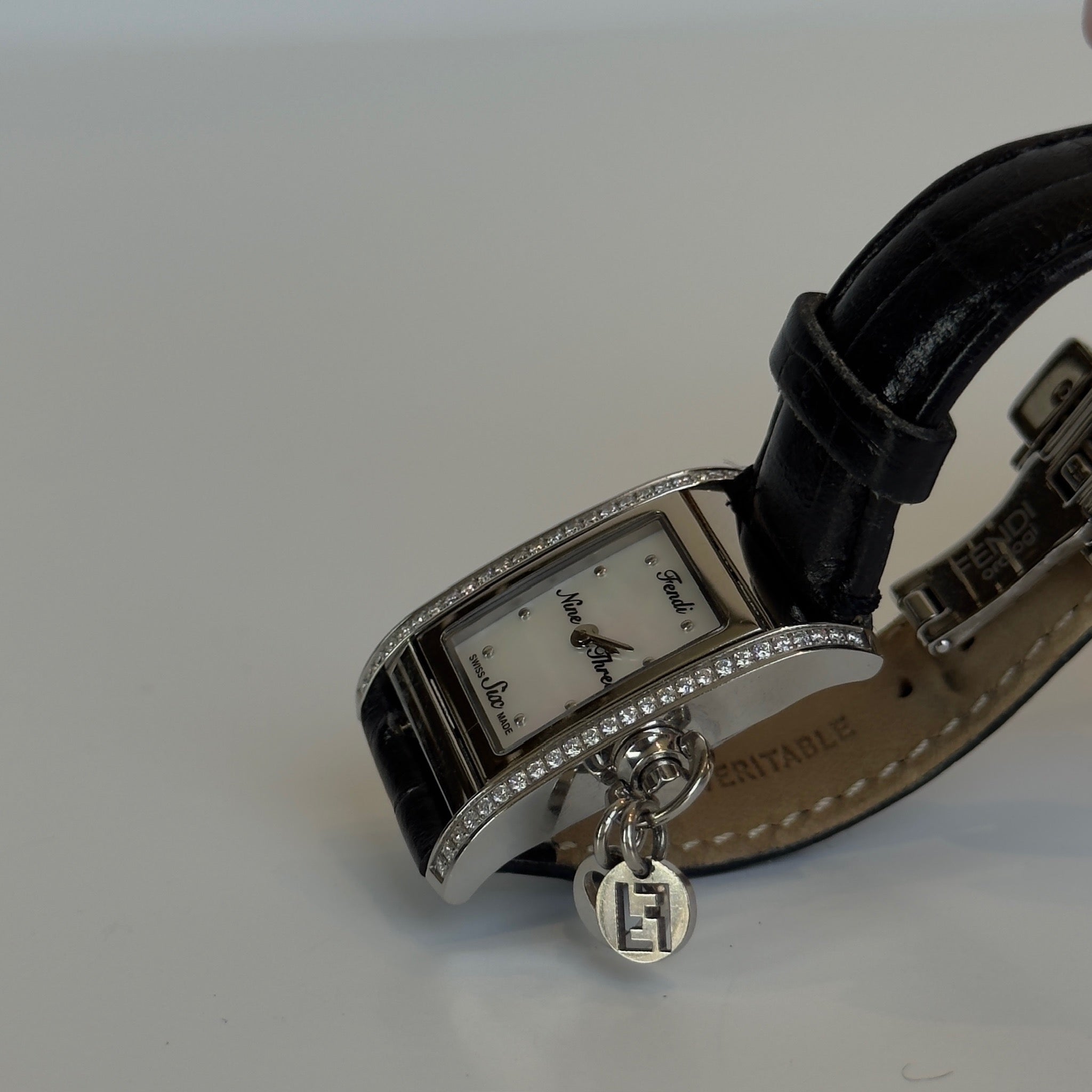 Fendi 7100L Mother Of Pearl "Reverso" Watch - Queen May