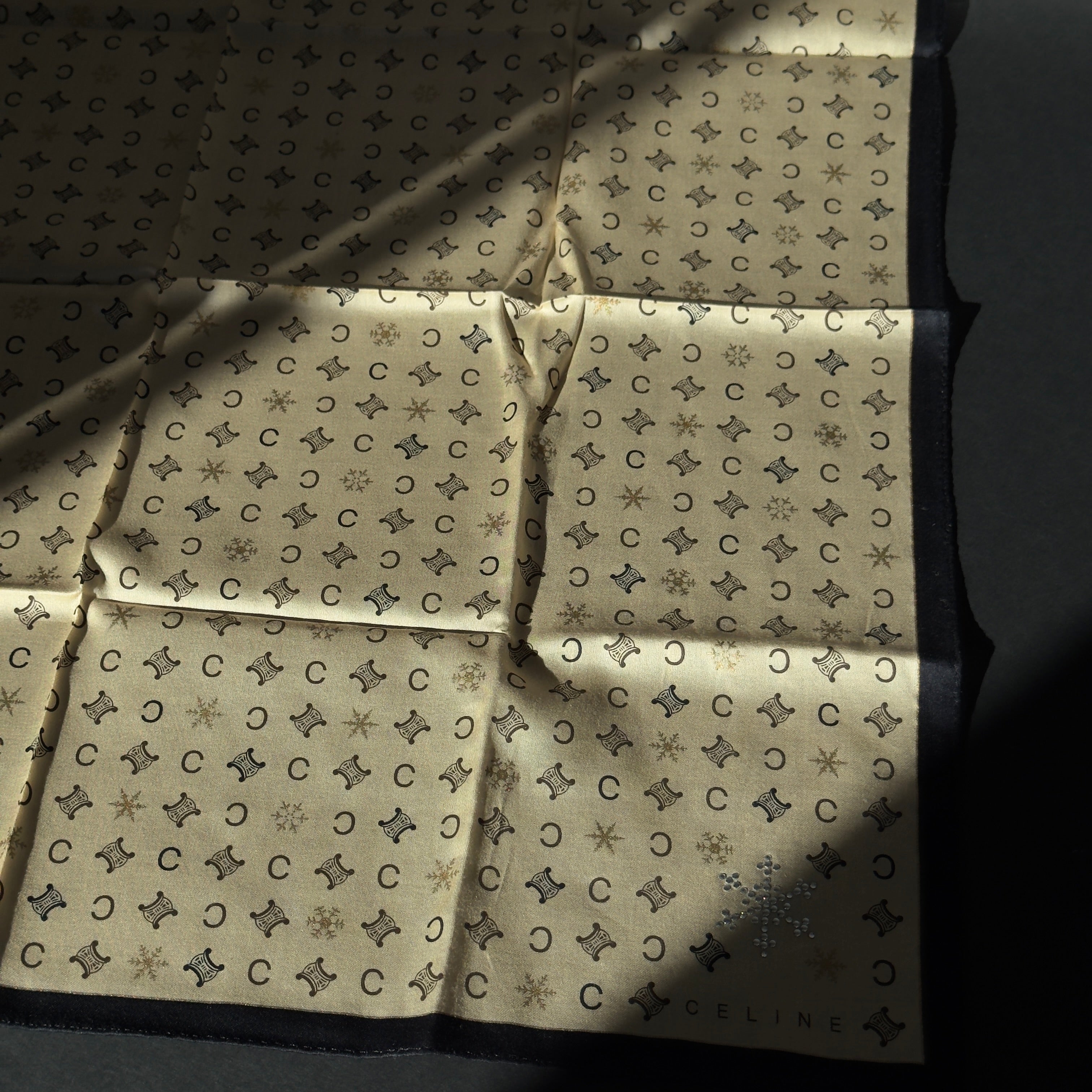 Vintage Celine Snowflake Macadam Scarf - Queen May