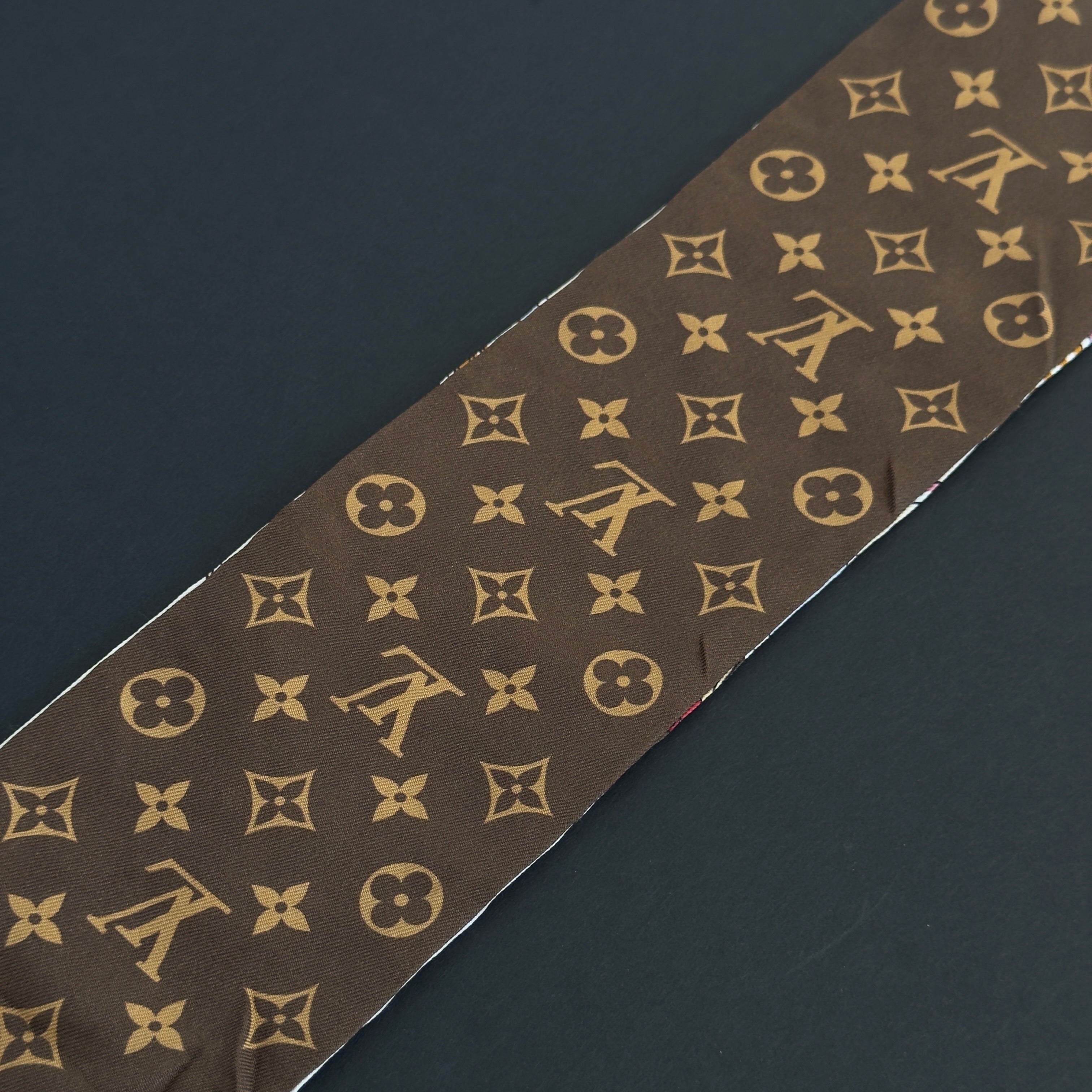 Louis Vuitton Vivienne Bandeau Silk Scarf - Queen May