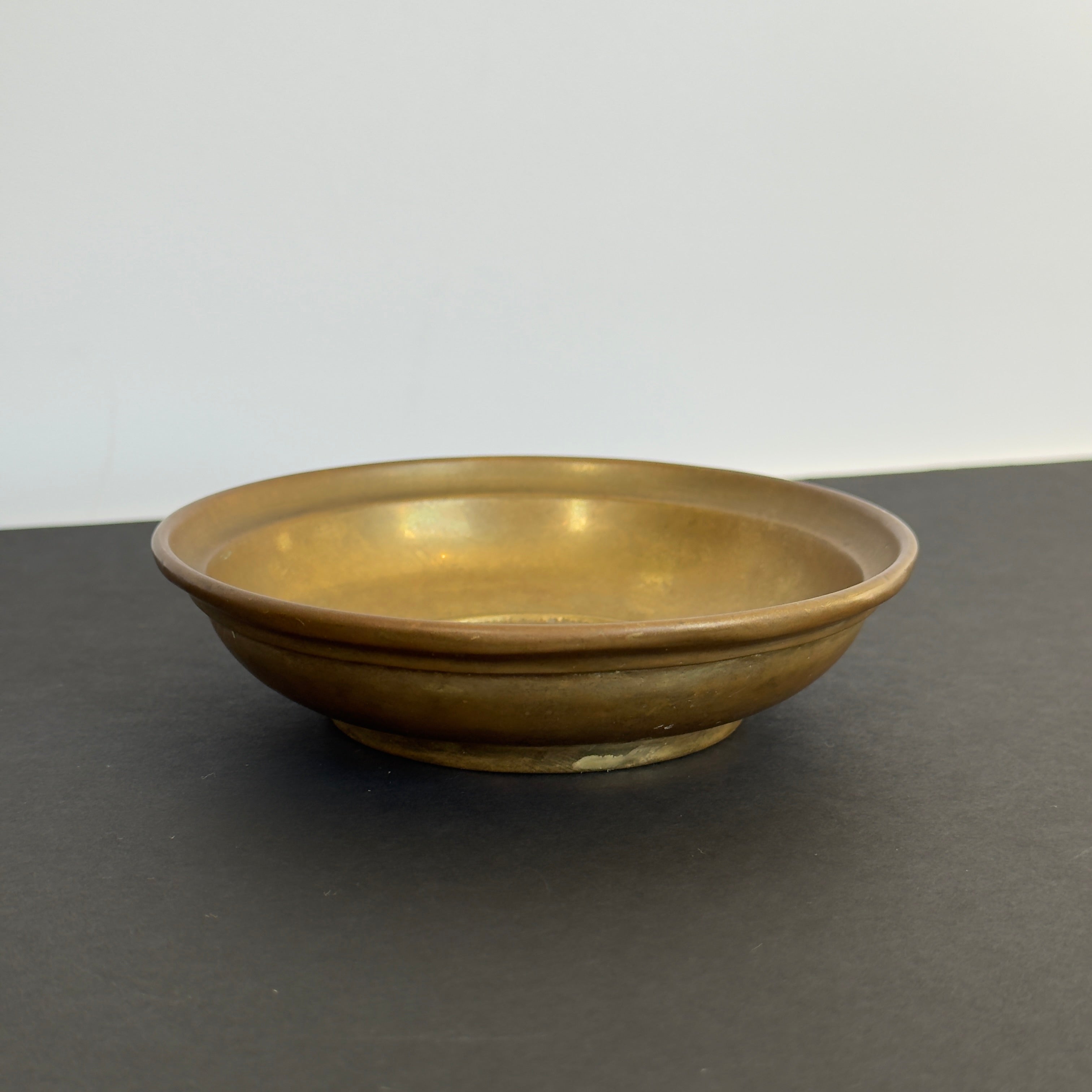 Vintage Celine Triomphe Brass Trinket Tray - Queen May