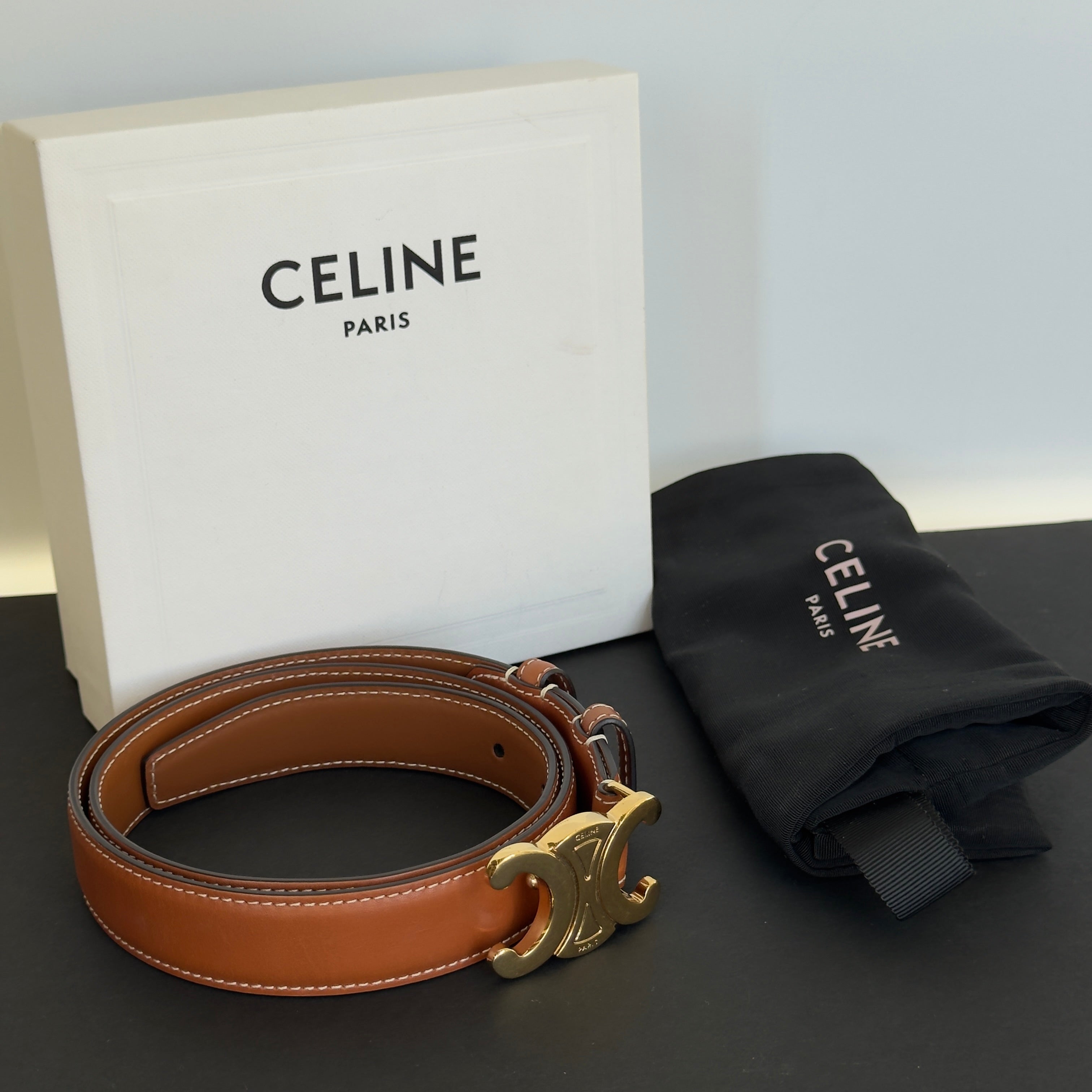 Celine Triomphe Medium Belt - Queen May