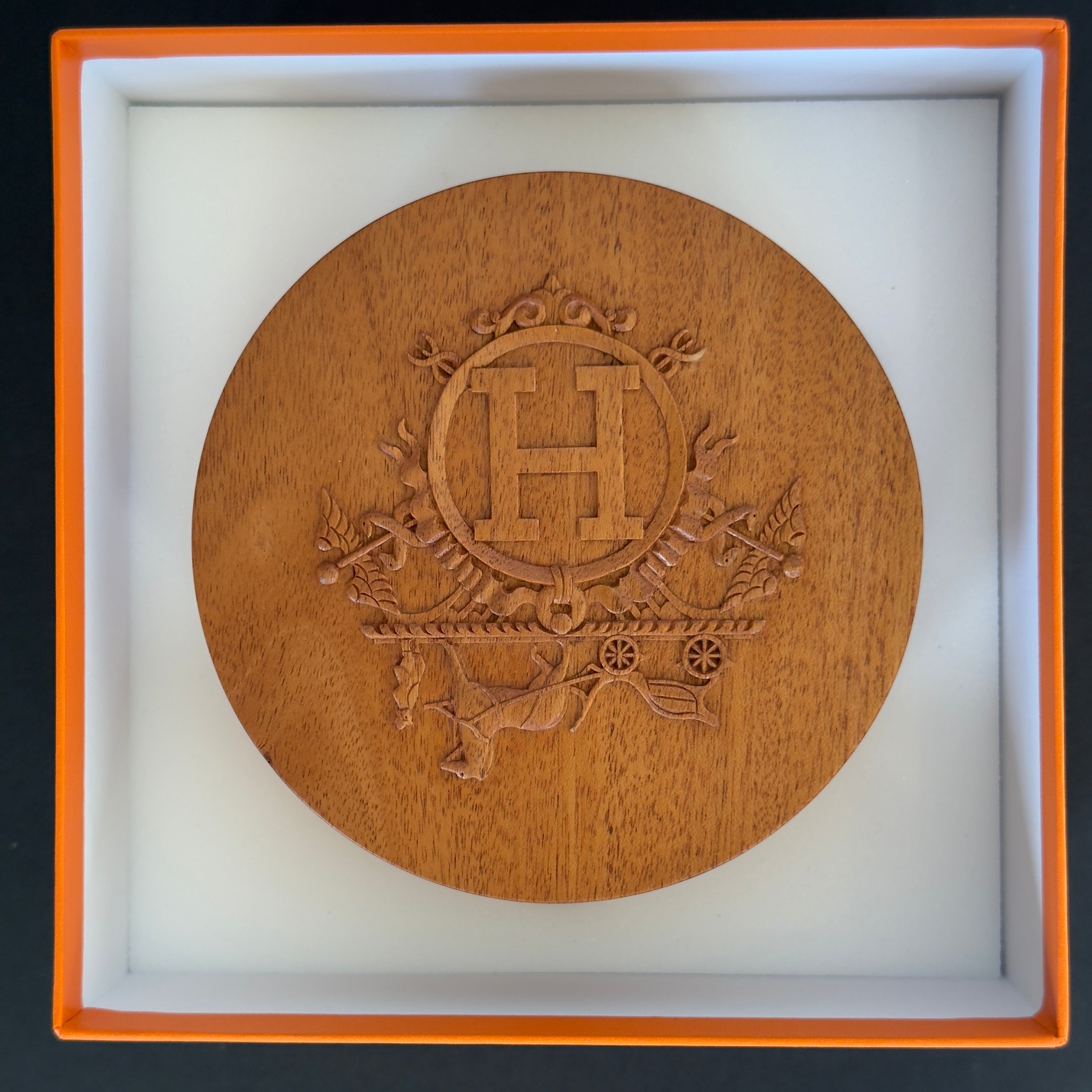 Hermes Ex-Libris Mahogany Twilly Box - Queen May