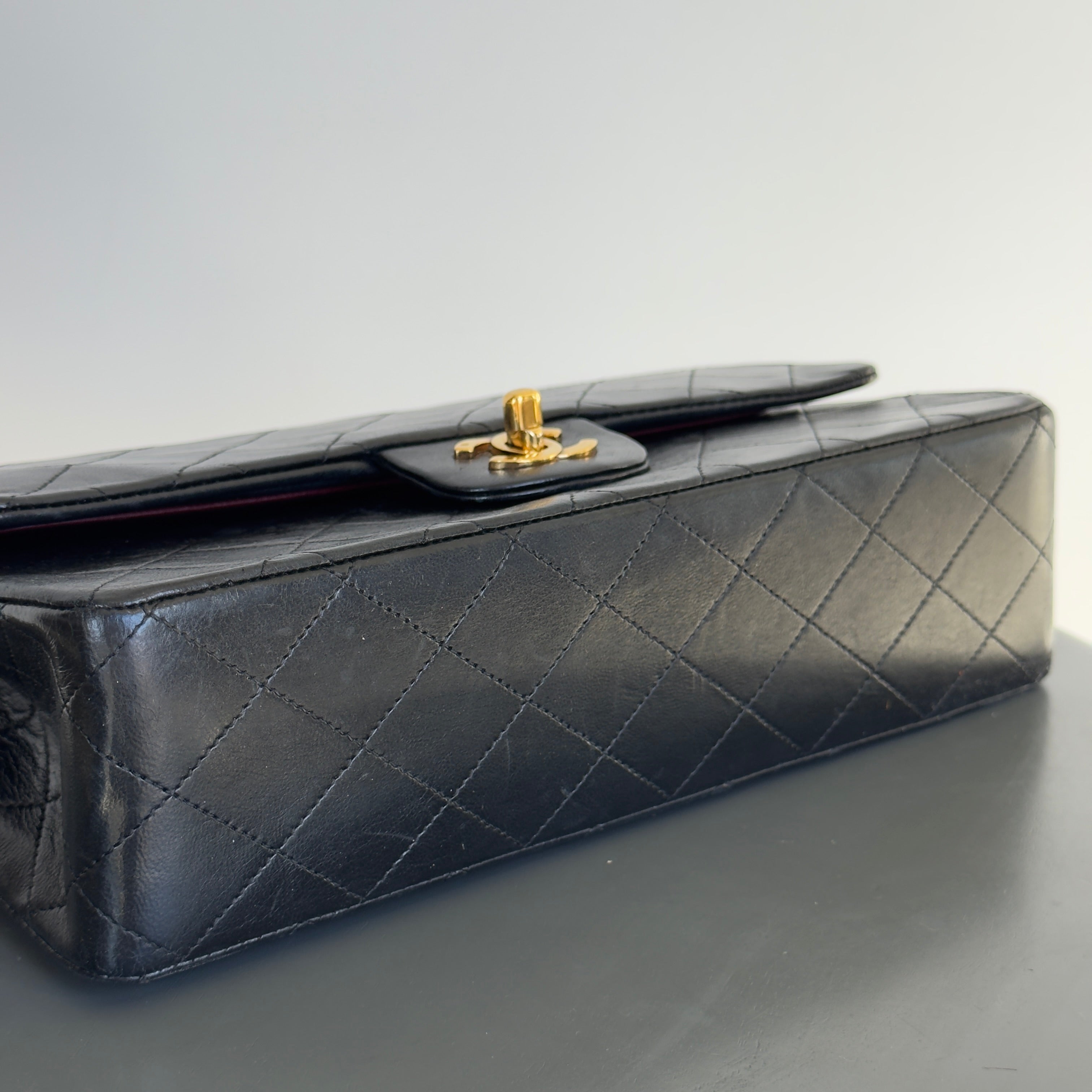 Vintage Chanel Quilted Lambskin Medium Double Flap Bag - Queen May