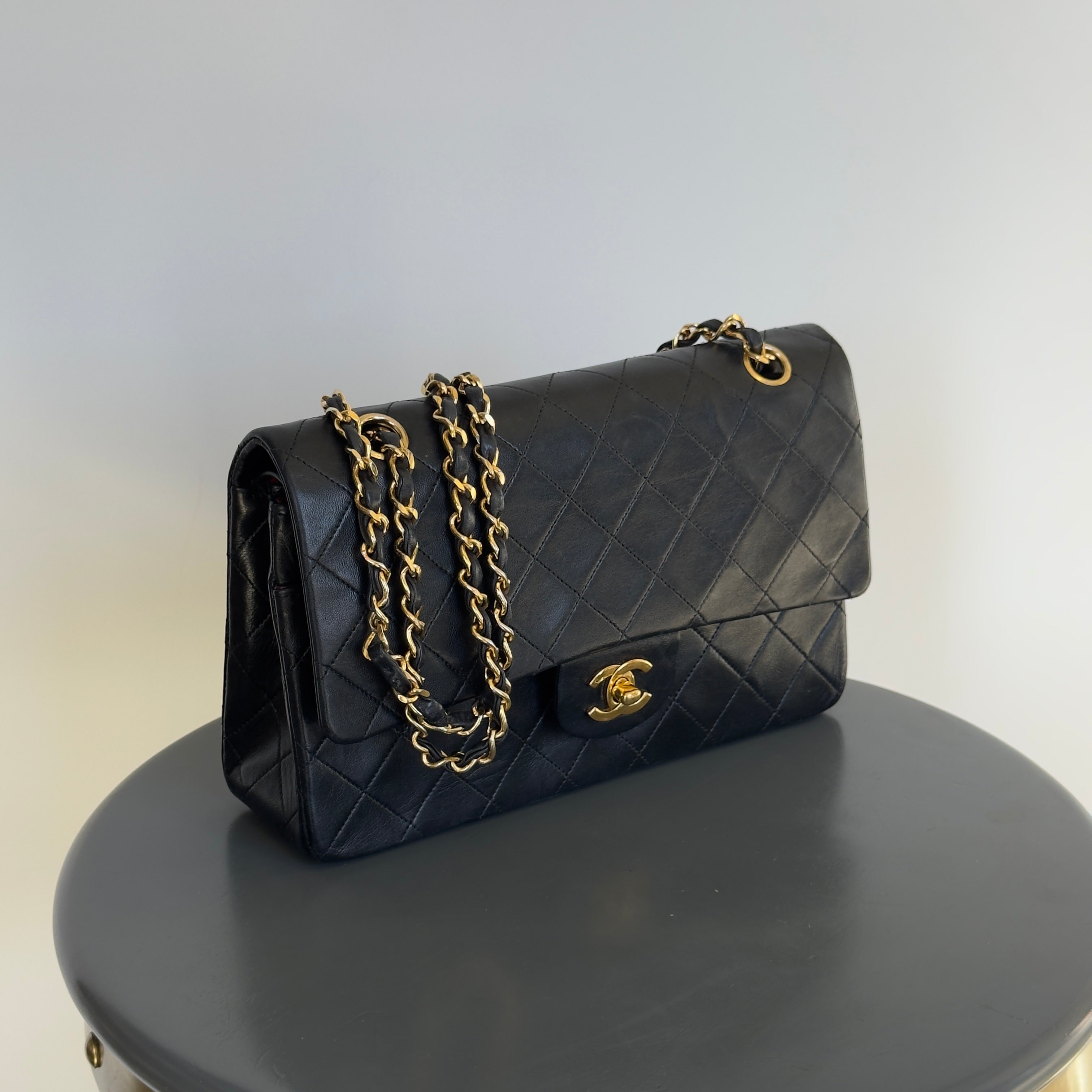 Vintage Chanel Quilted Lambskin Medium Double Flap Bag - Queen May