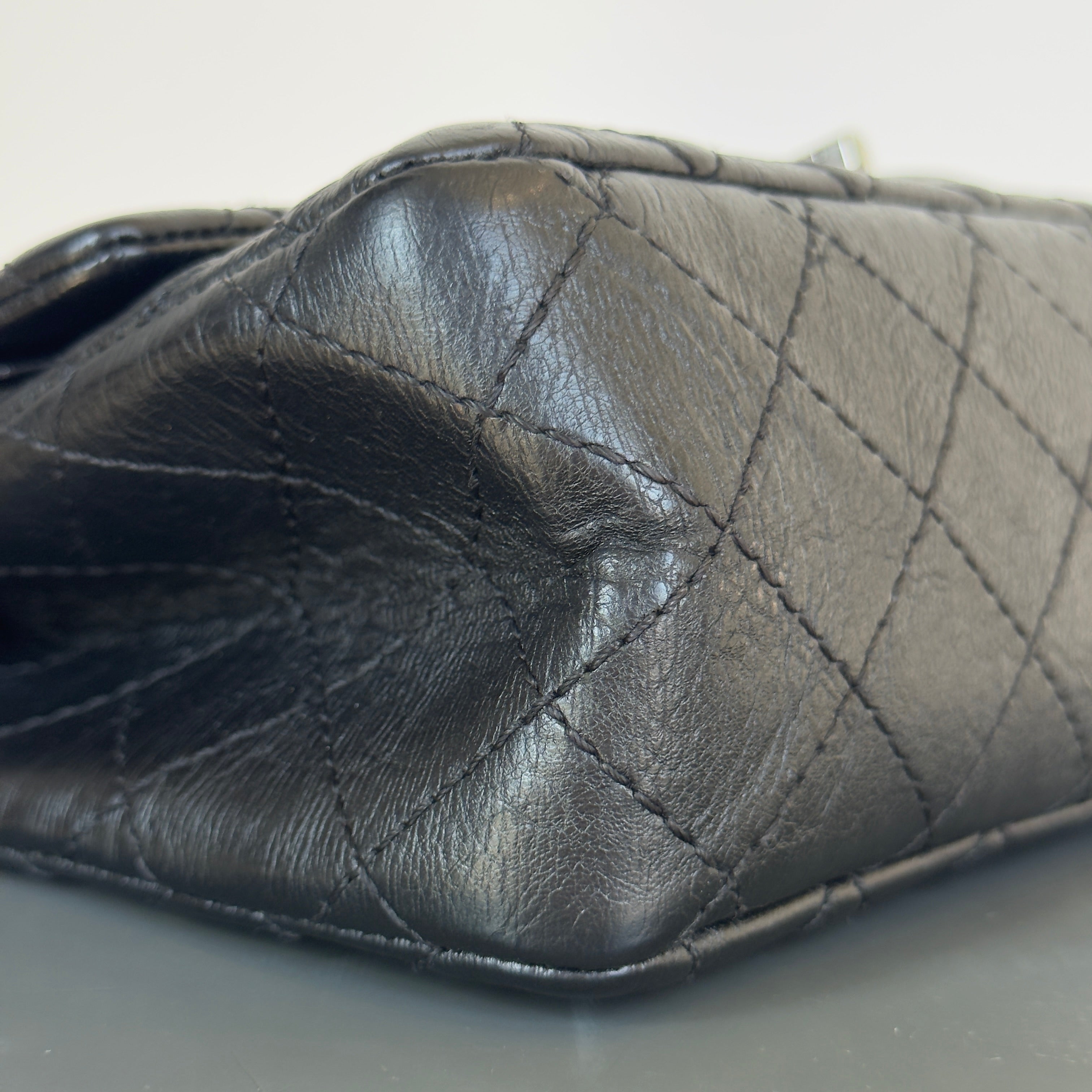 Ultra Rare Limited Edition Chanel 2015 Calfskin Brasserie Charms 2.55 Reissue Flap Bag