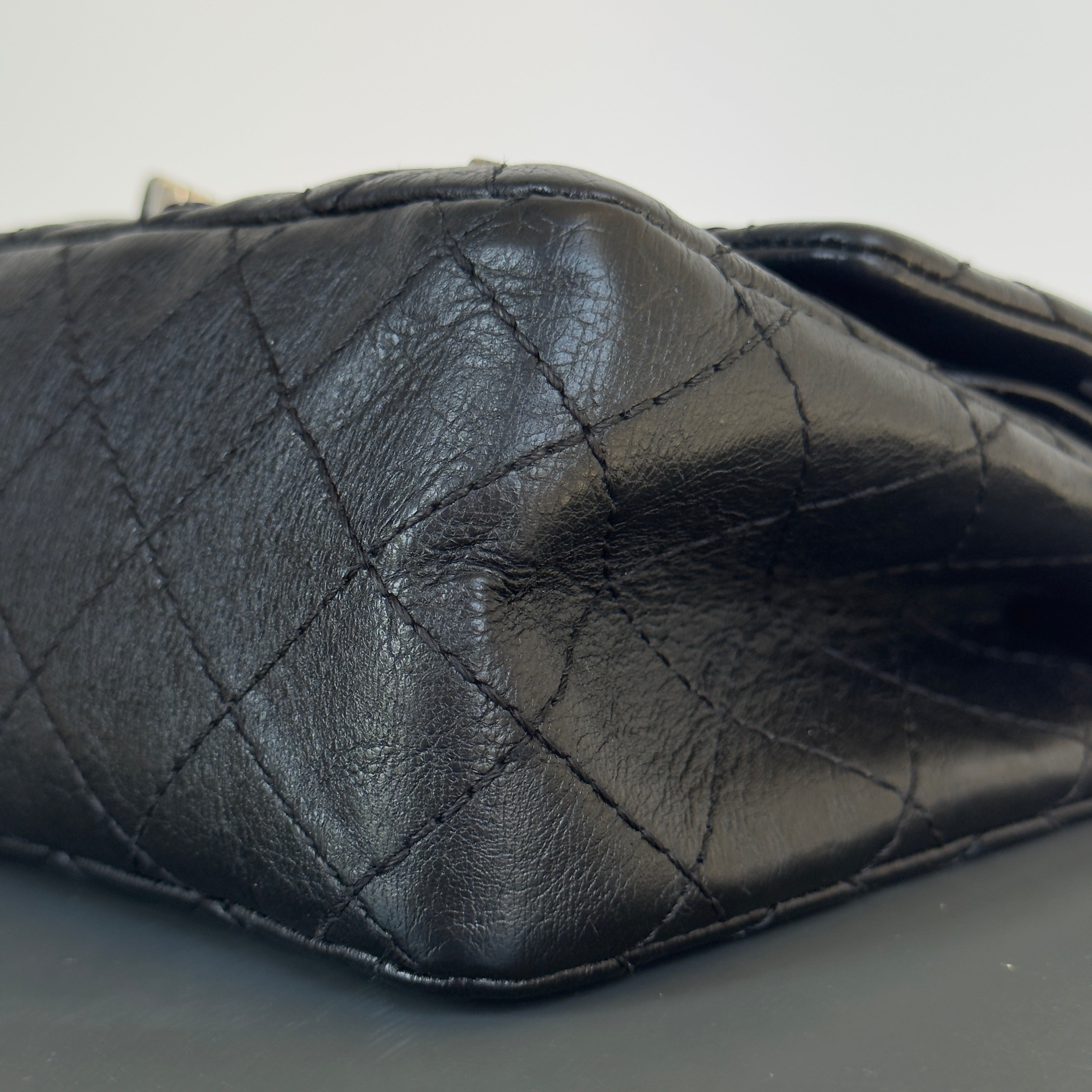 Ultra Rare Limited Edition Chanel 2015 Calfskin Brasserie Charms 2.55 Reissue Flap Bag