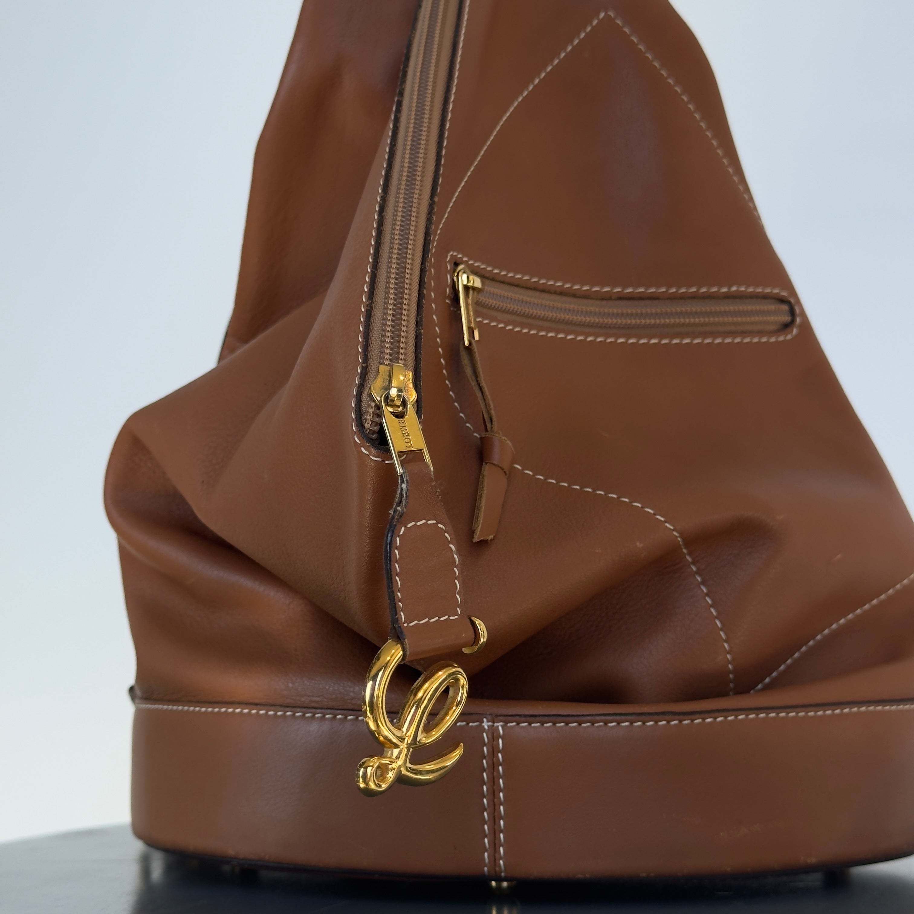 Loewe Anton Leather Backpack - Queen May
