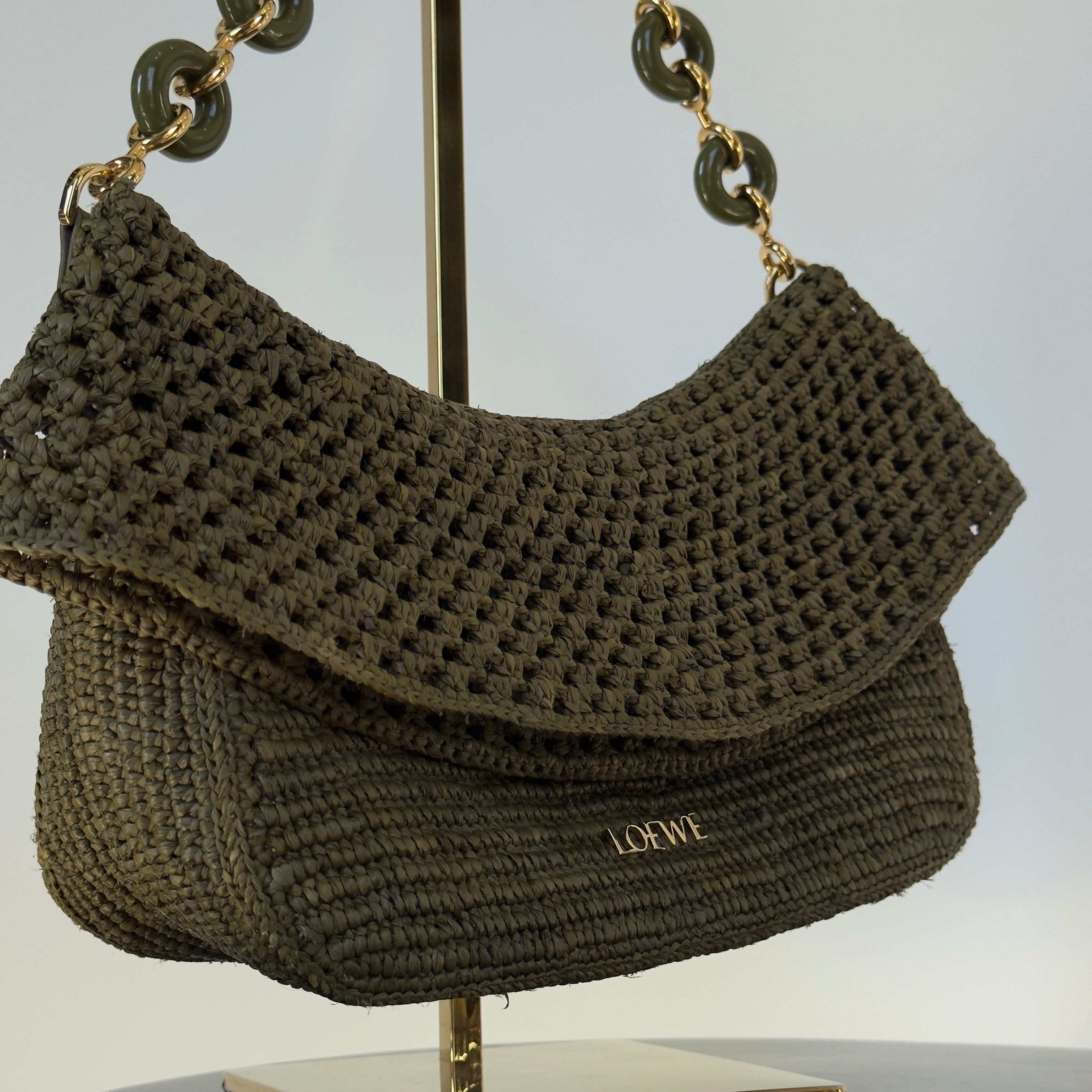 Loewe x Paula's Ibiza Ola Raffia - Queen May