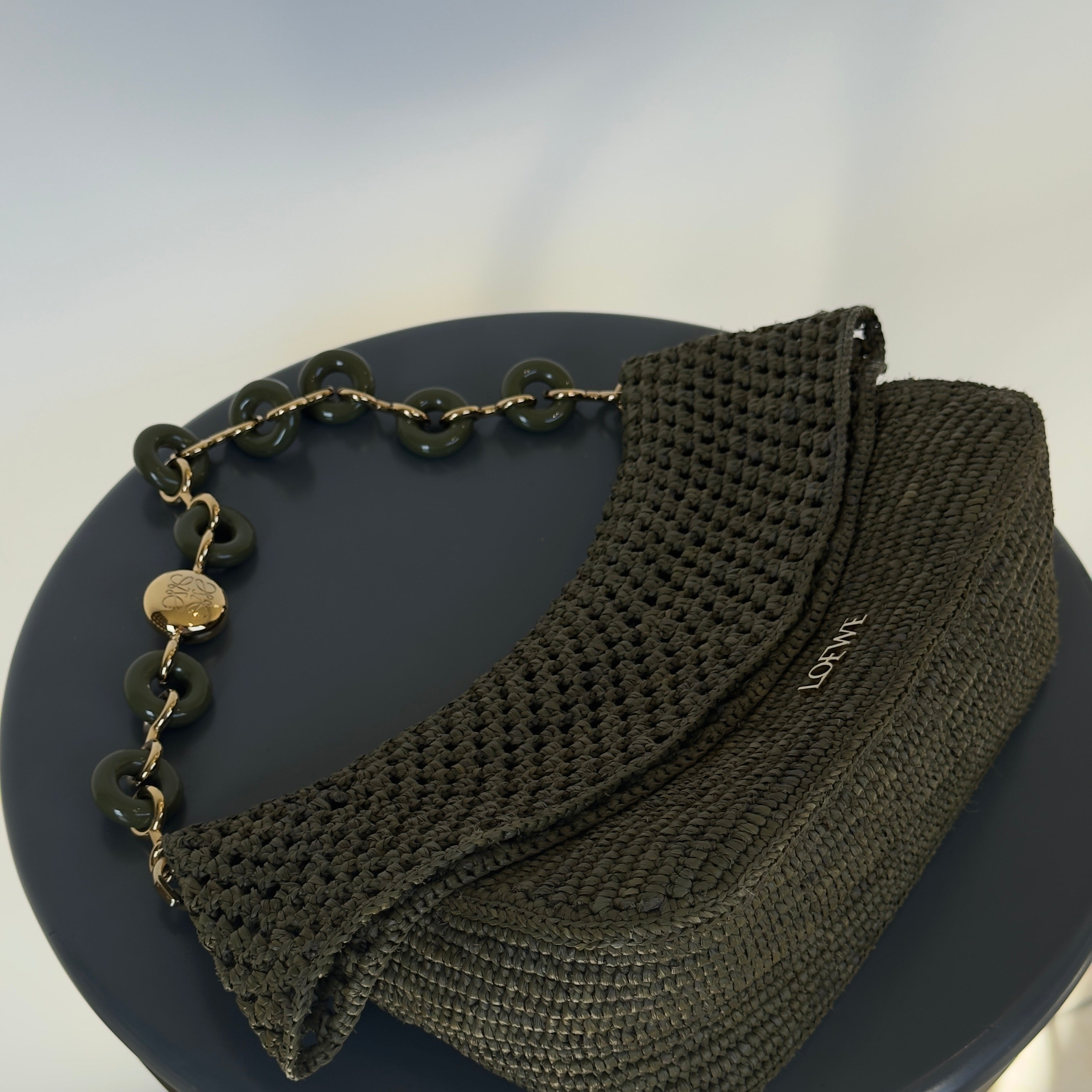 Loewe x Paula's Ibiza Ola Raffia - Queen May