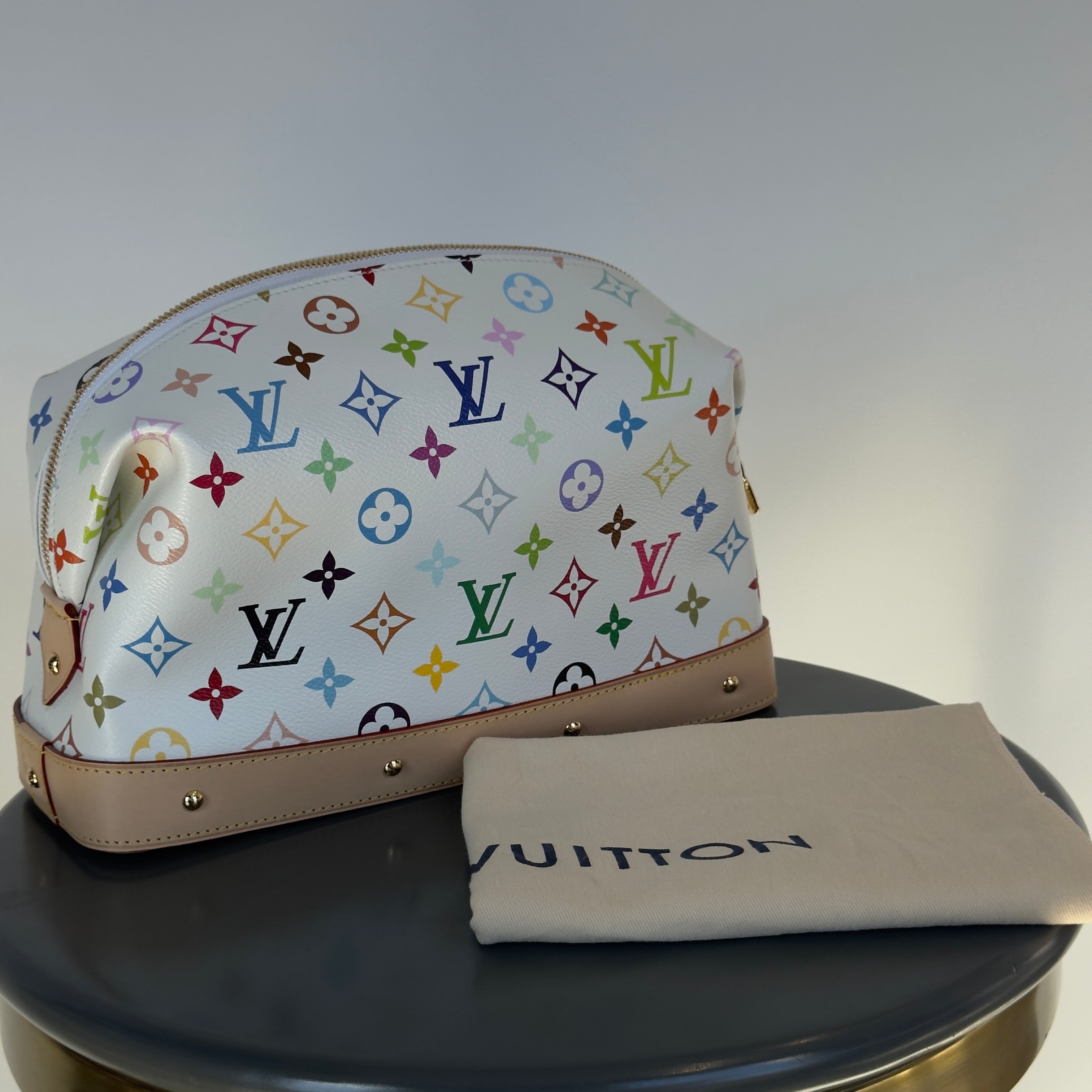 Louis Vuitton x Takashi Murakami Cosmetic Pouch GM - Queen May