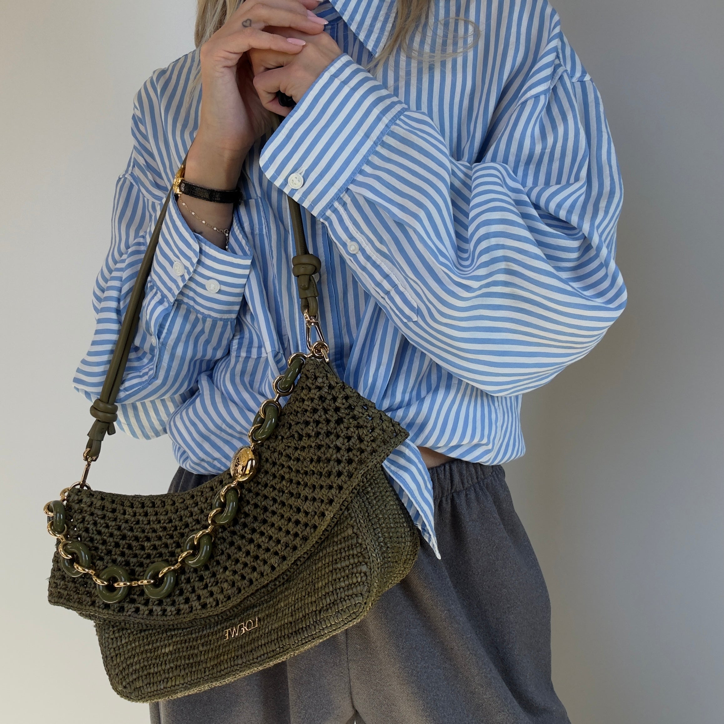 Loewe x Paula's Ibiza Ola Raffia - Queen May