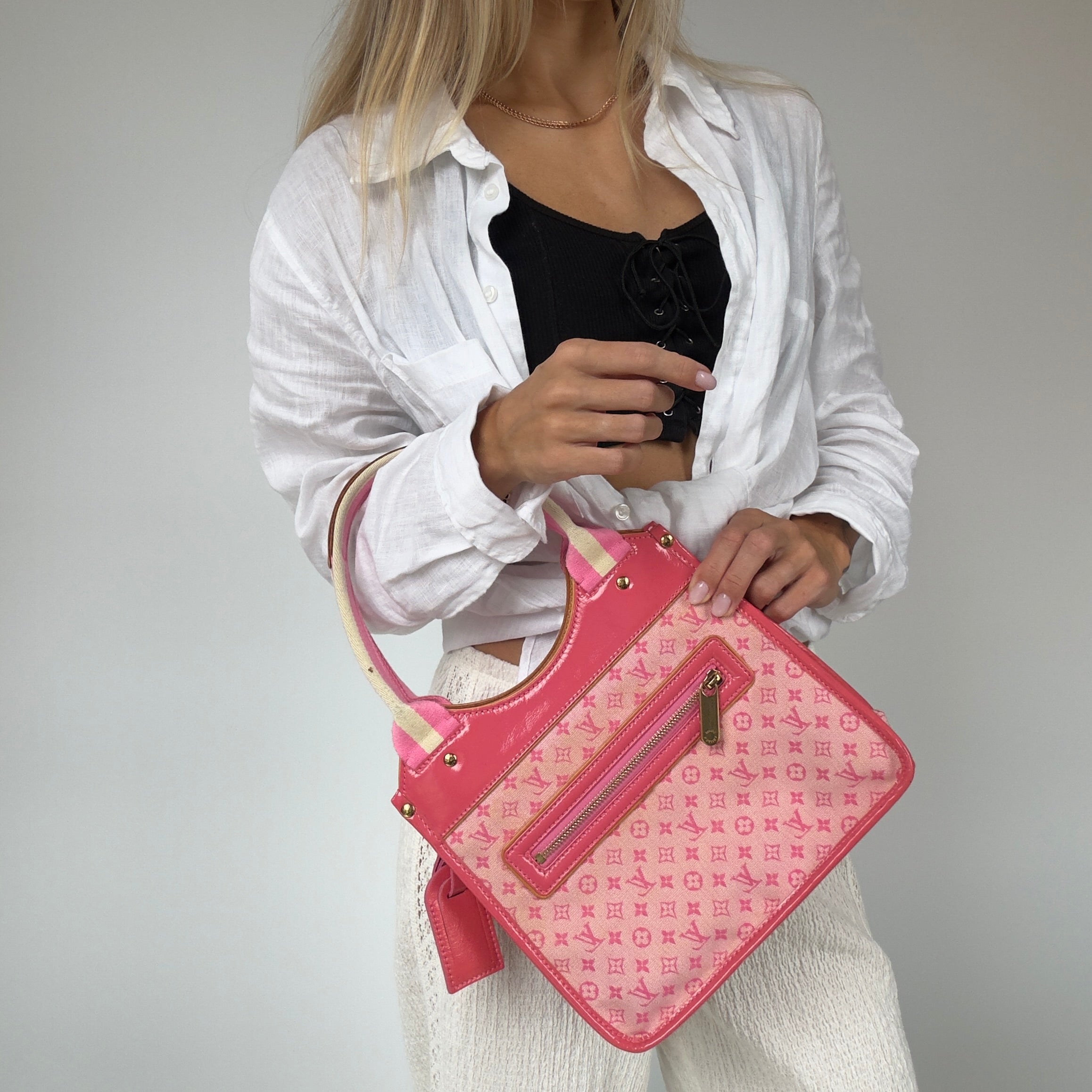 Louis Vuitton Monogram Mini Lin Sac Kathleen - Queen May
