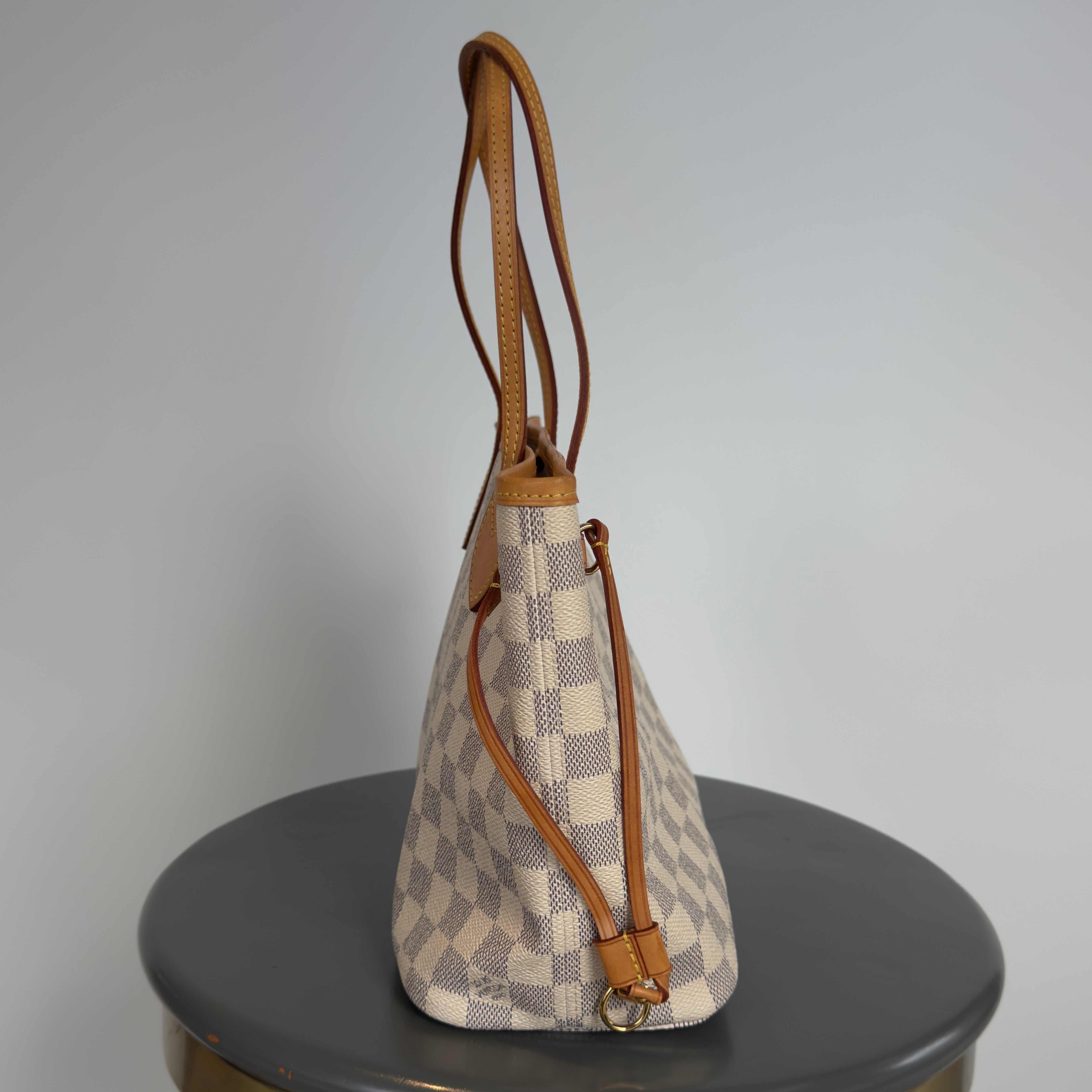 Louis Vuitton Damier Azur Neverfull PM with Pouch - Queen May