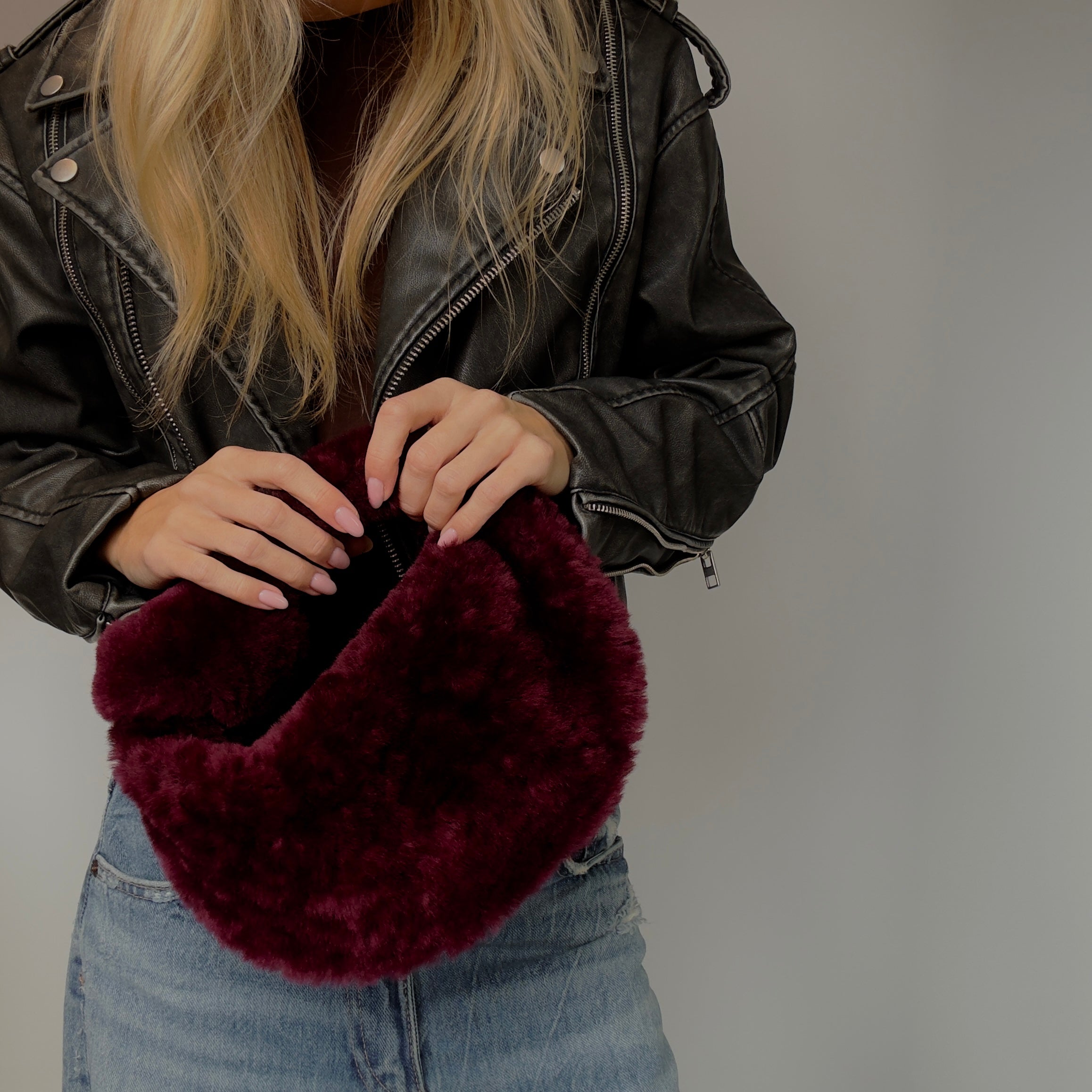 Bottega Veneta Mini Jodie Shearling - Queen May