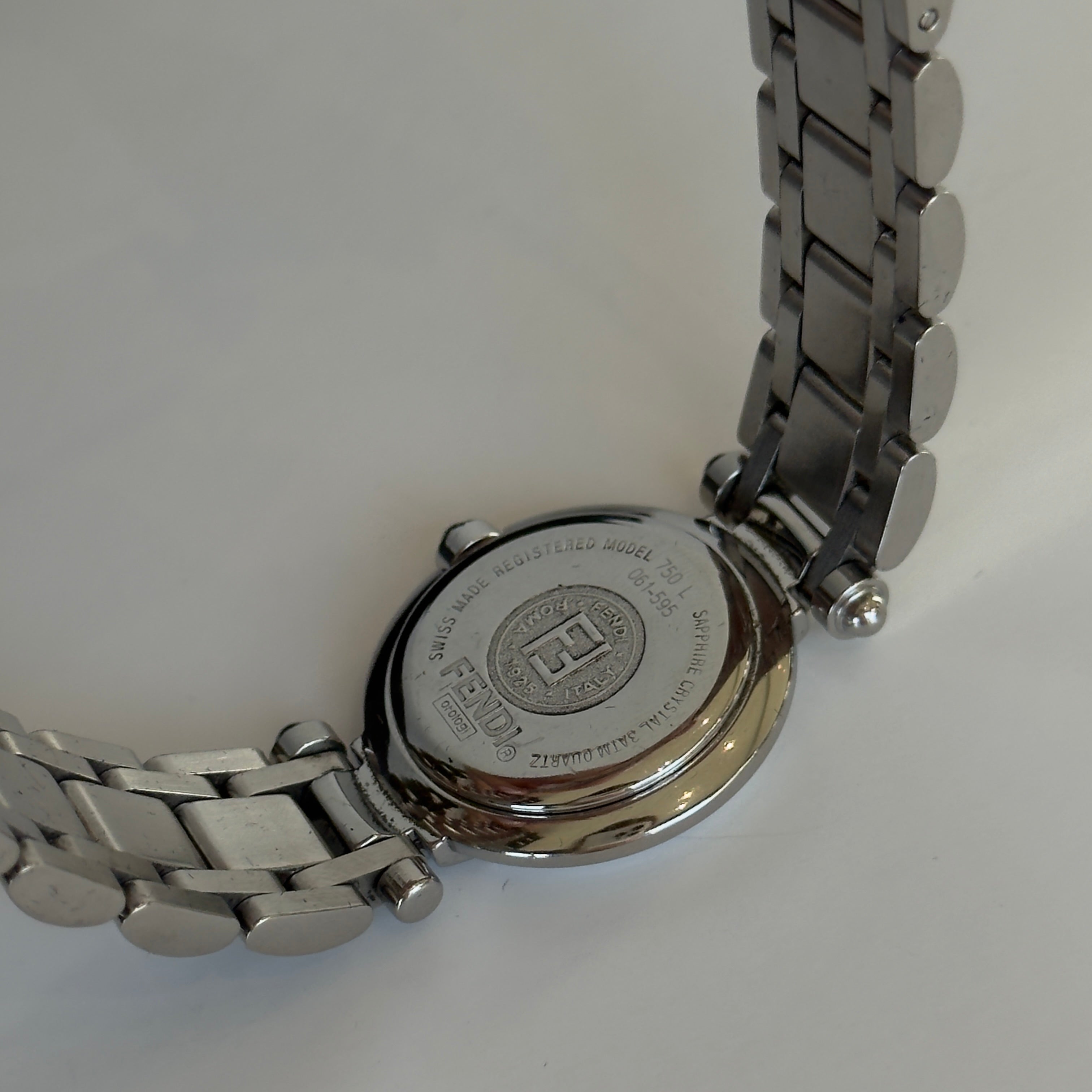 Vintage Fendi Orologi 750L Ladies' Watch with FF Zucca Dial - Queen May