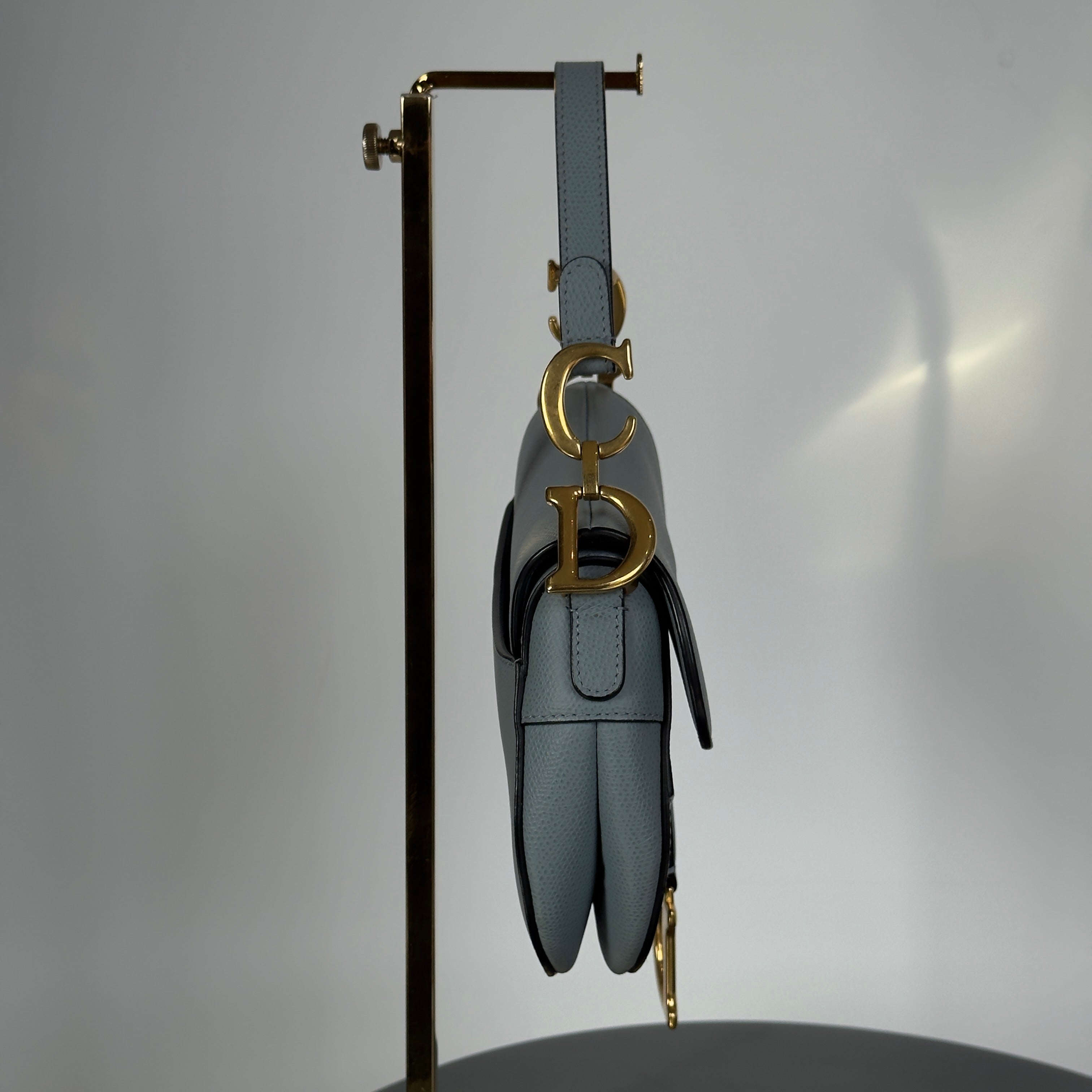 Christian Dior Leather Mini Saddle Bag - Queen May