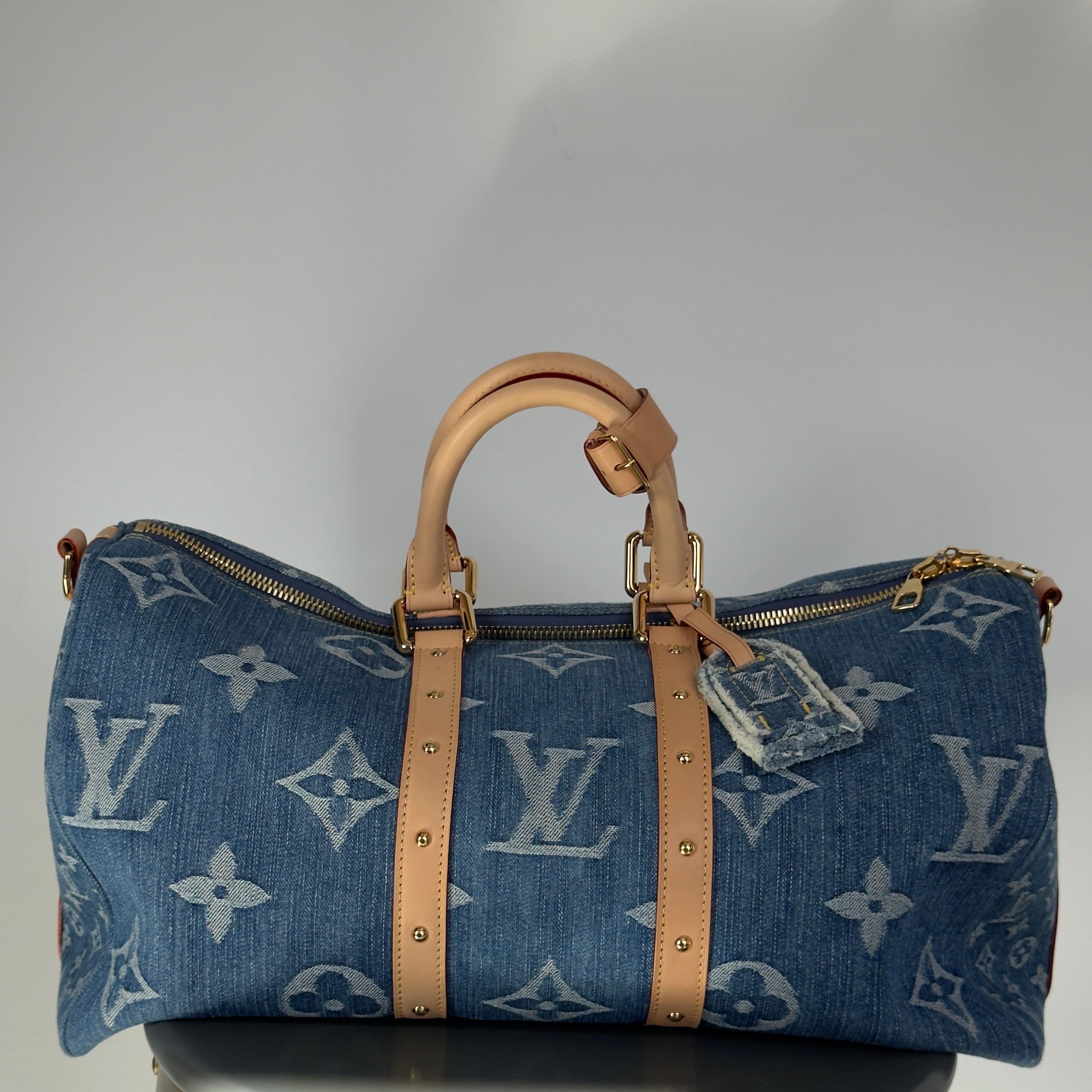 Louis Vuitton Keepall Bandouliere 45 Denim - Queen May
