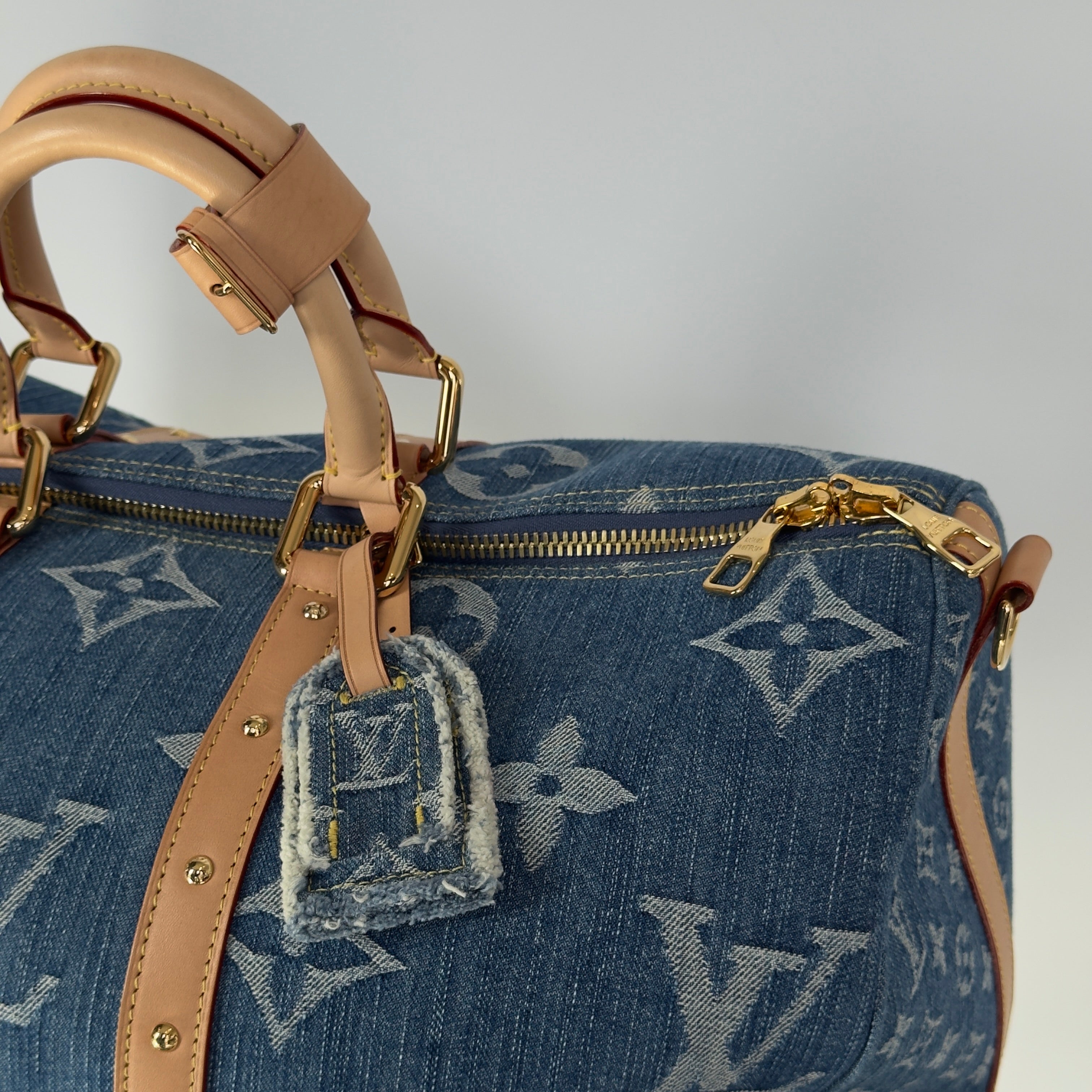 Louis Vuitton Keepall Bandouliere 45 Denim - Queen May
