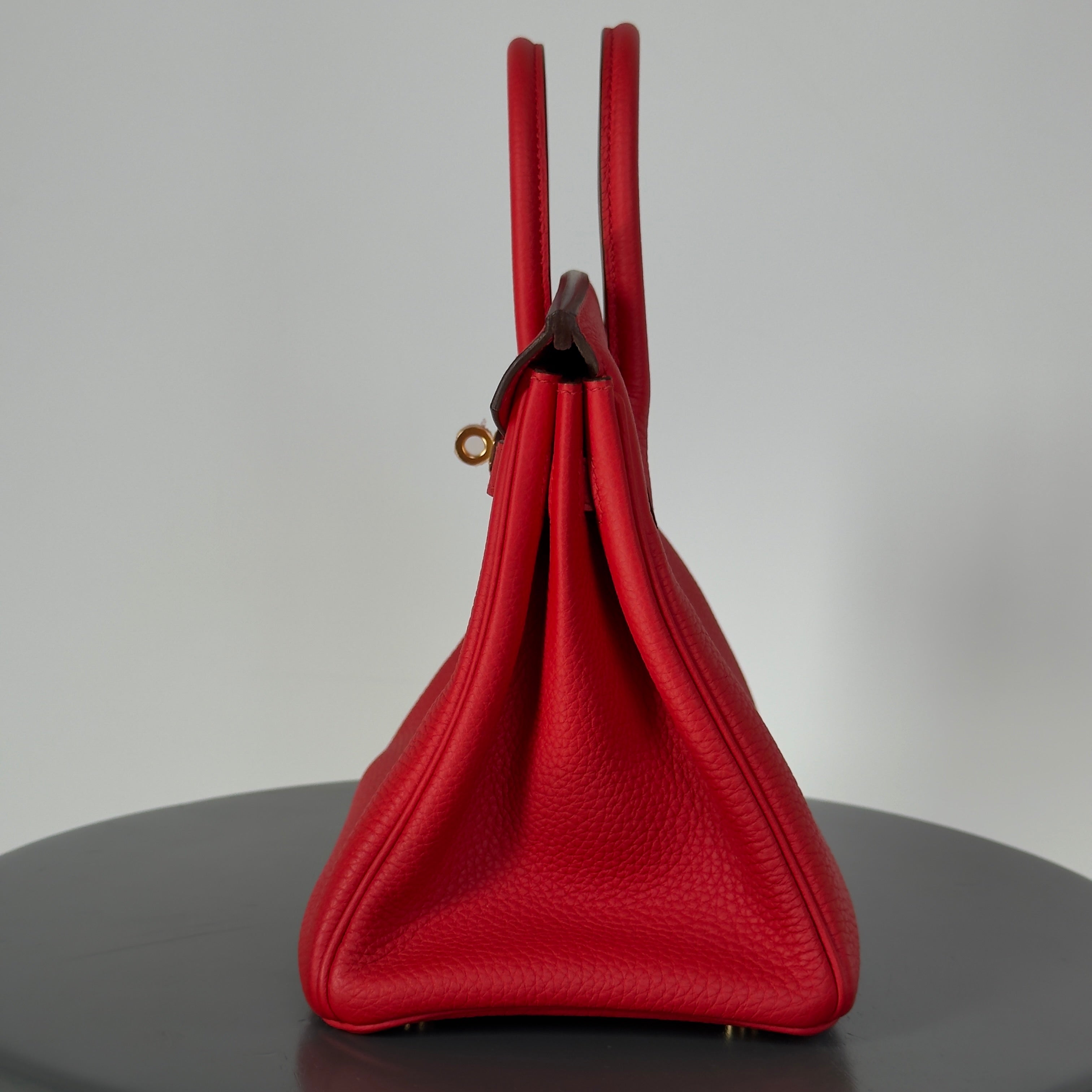 Hermes Birkin 25 Rouge De Coeur Togo Gold Toned Hardware - Queen May