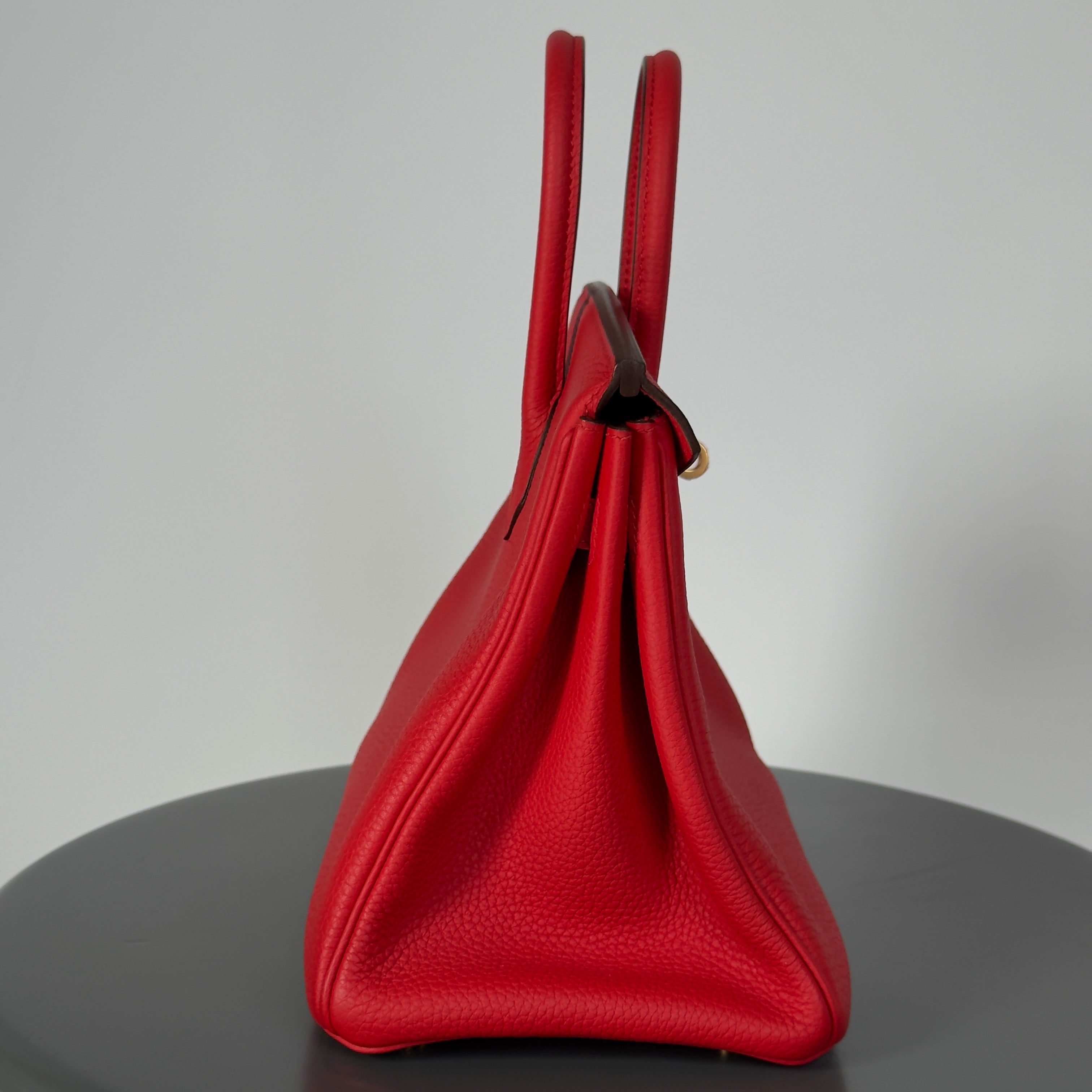 Hermes Birkin 25 Rouge De Coeur Togo Gold Toned Hardware - Queen May